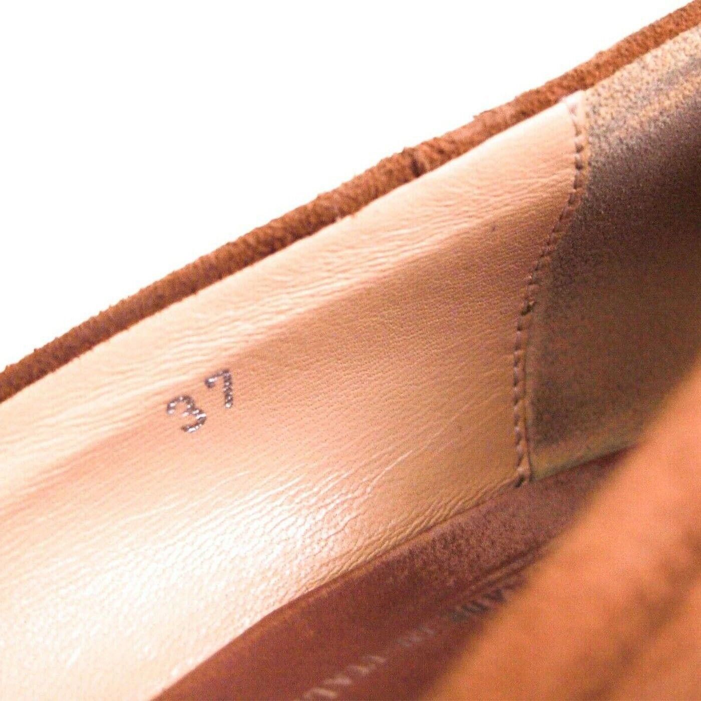 Tod's Tod's Heels Brown Suede Womens US 7 EU 37 Size US 7 / IT 37 - 7 Thumbnail