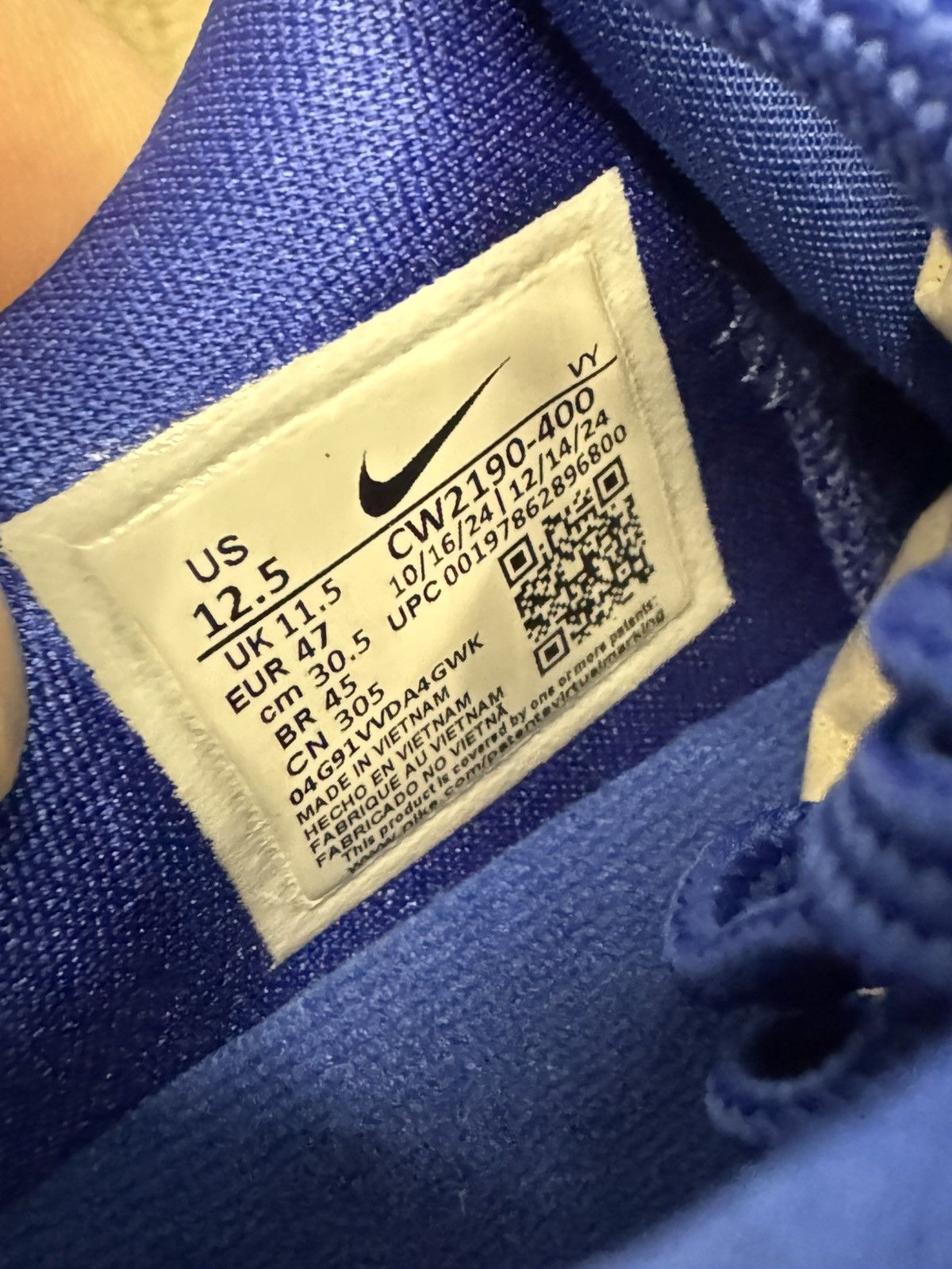 Nike Size 12.5-Kobe 6 protro Dodger Size US 12.5 / EU 45-46 - 7 Thumbnail
