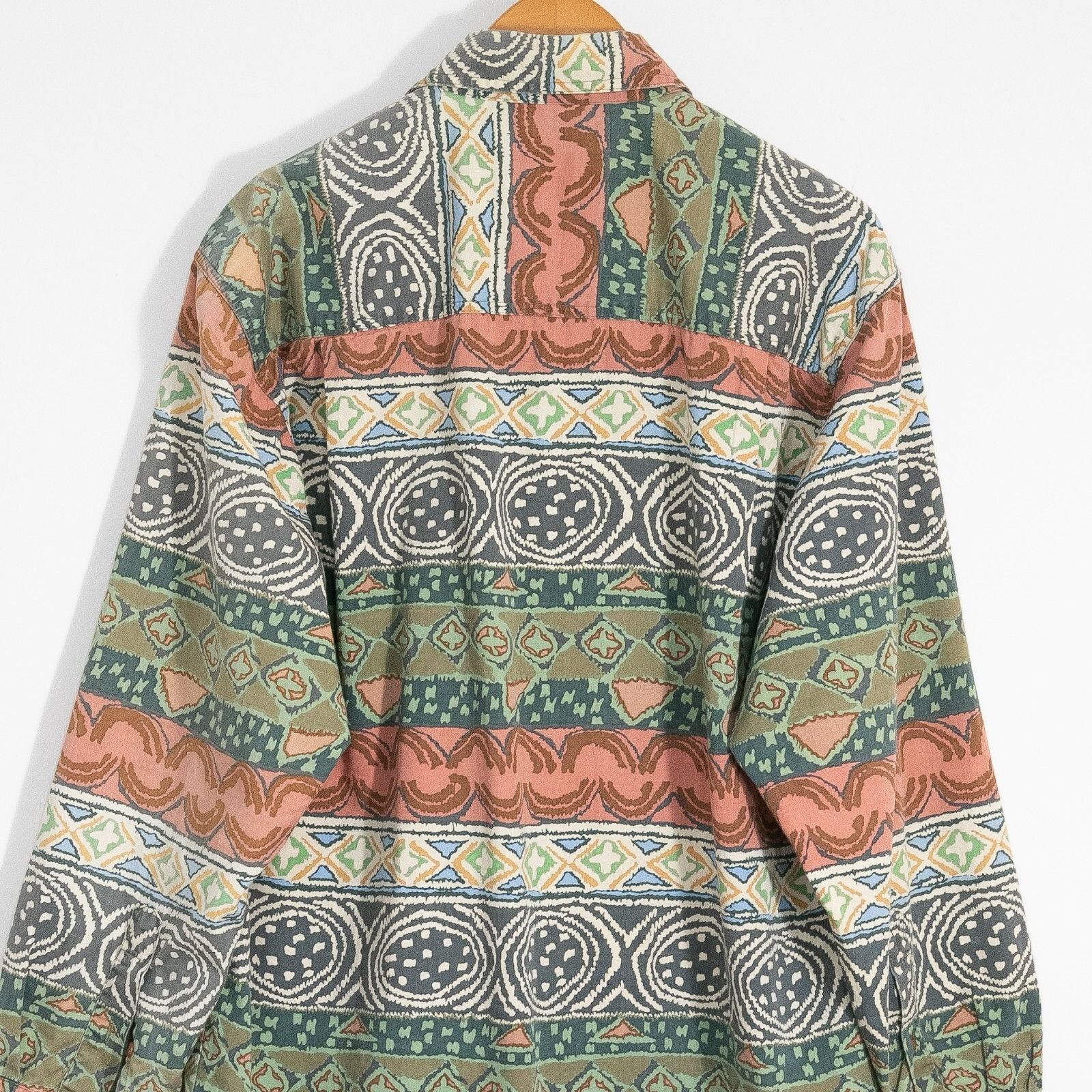 The Territory Ahead × Vintage Vintage Territory Ahead Bohemian Button Up Shirt Mens Large Size US L / EU 52-54 / 3 - 6 Thumbnail