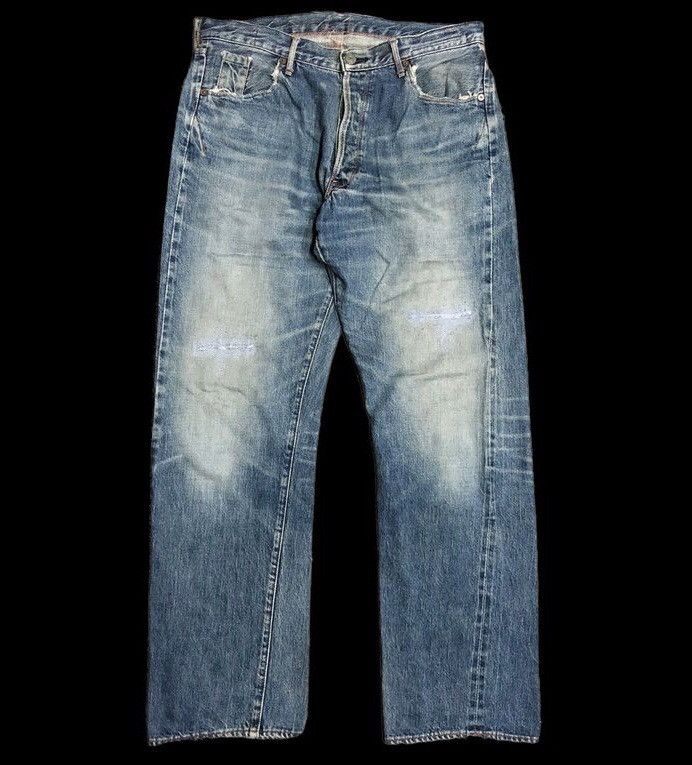 KATO SELVEDGE DAMAGED DENIM BY KATO JAPAN Size US 32 / EU 48 - 1 Thumbnail