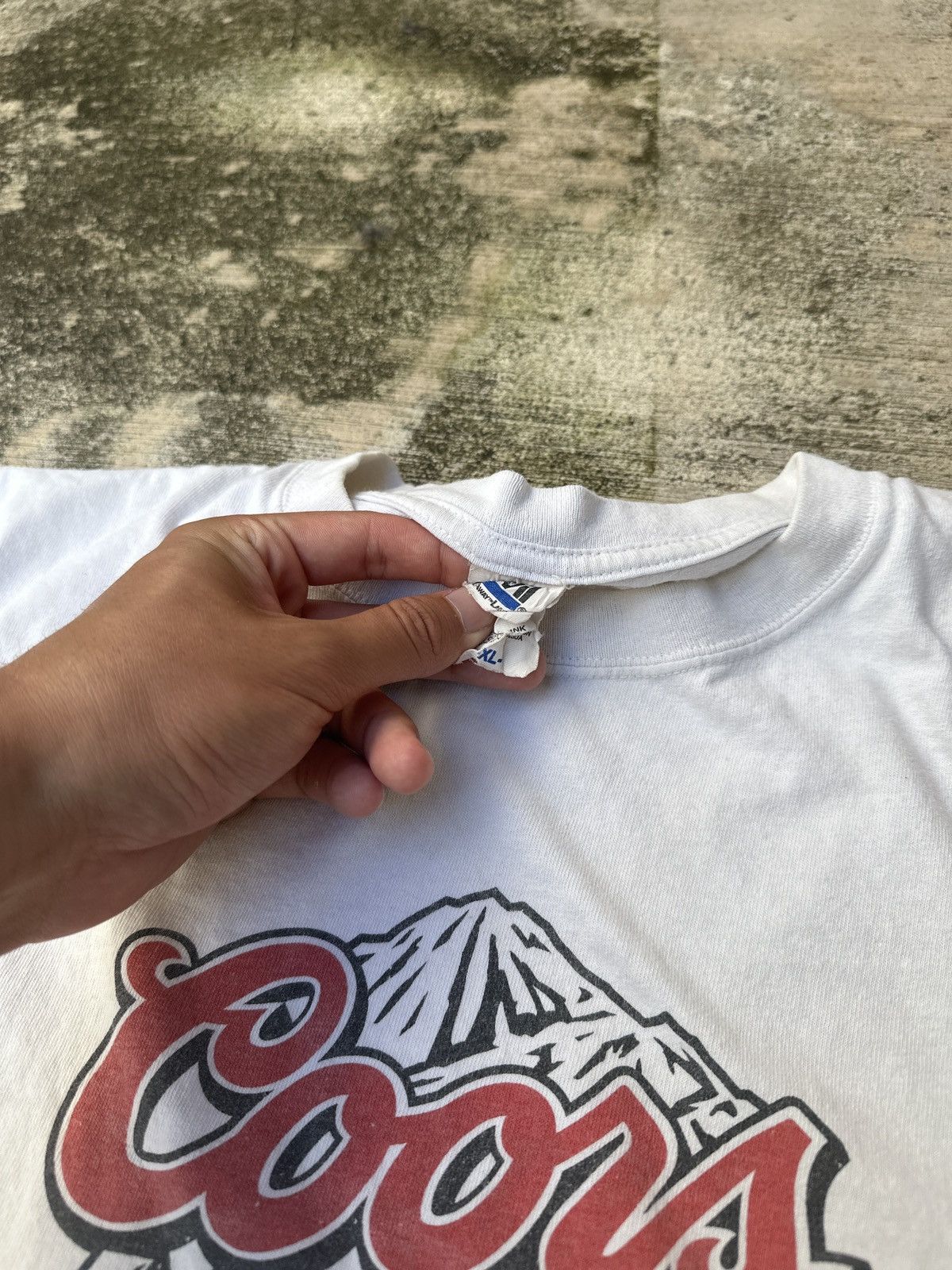 Anvil × Vintage Y2k 2000s Coors Light Beer Promo Cut Tshirt Size US XL / EU 56 / 4 - 2 Thumbnail