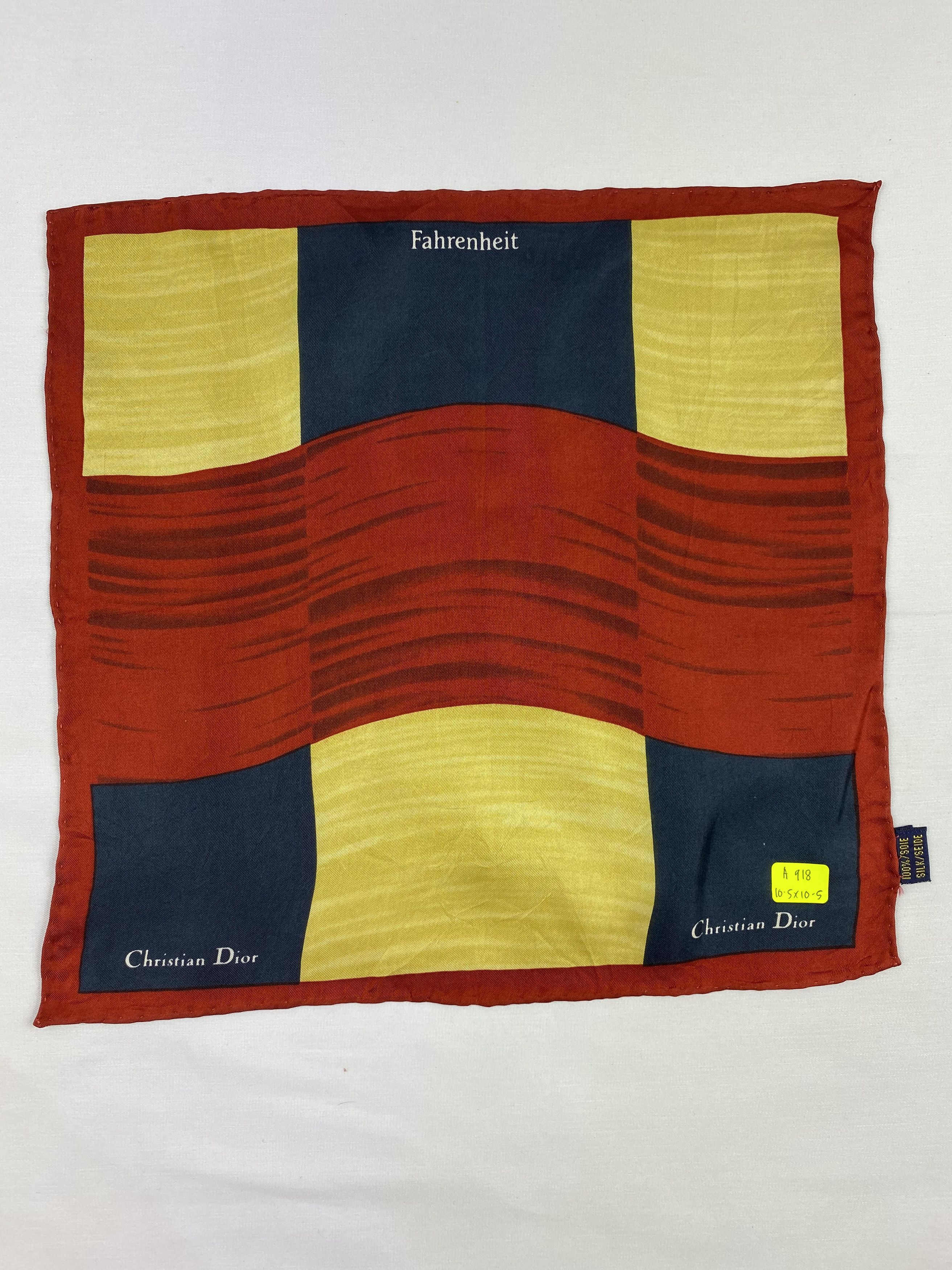 Vintage Christian Dior Mini Handkerchief / Bandana / Neckerchief Size ONE SIZE - 1 Thumbnail