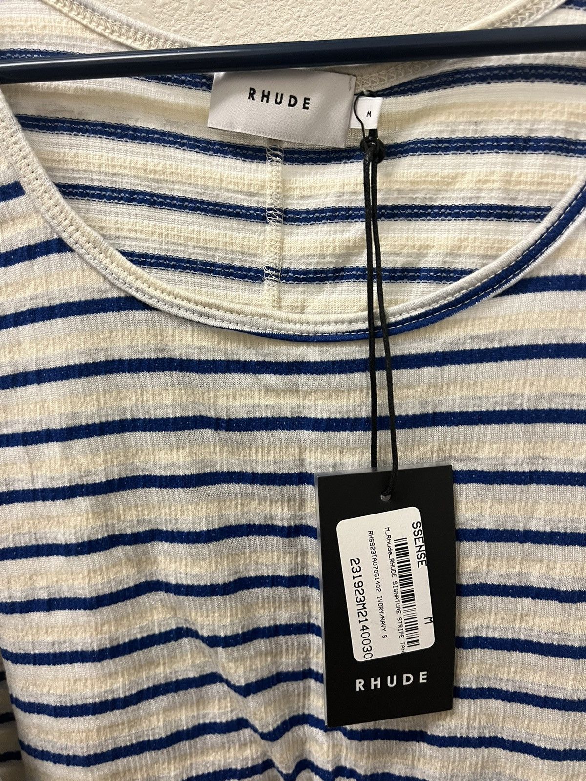 Rhude Rhude Striped Tank Size US M / EU 48-50 / 2 - 4 Thumbnail