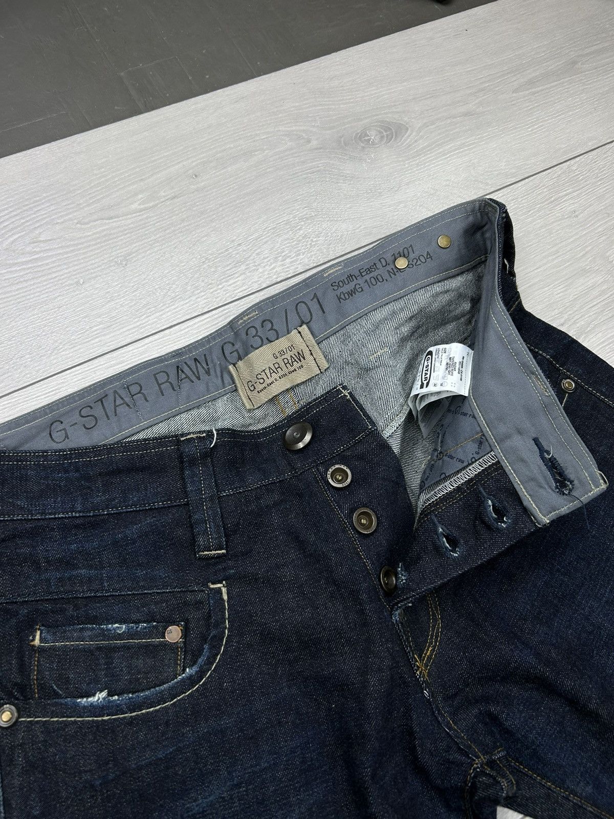 G-Star G Star Raw Radar Tapered Rope denim jeans size 32/32 Size US 32 / EU 48 - 6 Thumbnail