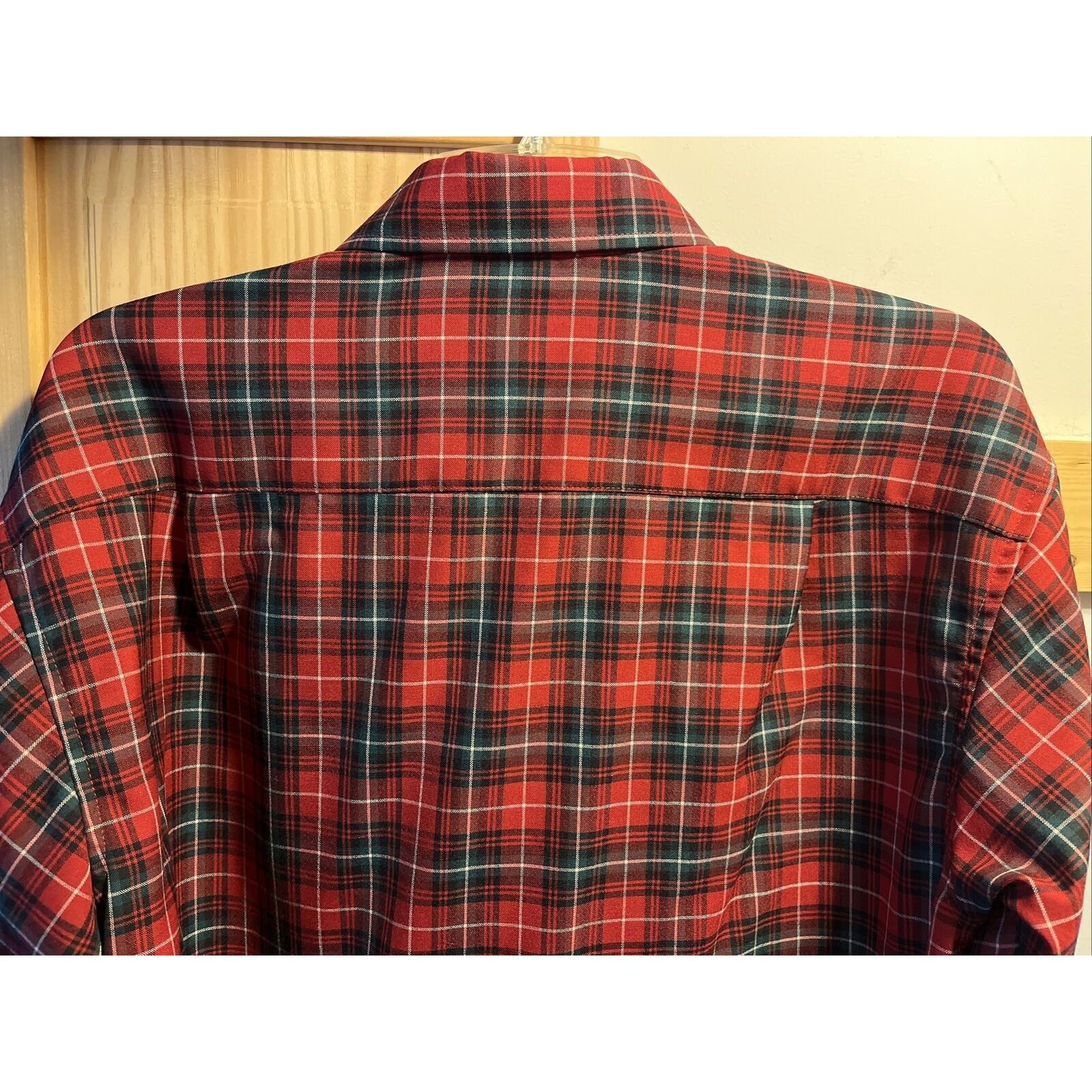 Pendleton Pendleton Sir Men’s M Red green Plaid Button Down Wool Shirt Size US M / EU 48-50 / 2 - 12 Thumbnail