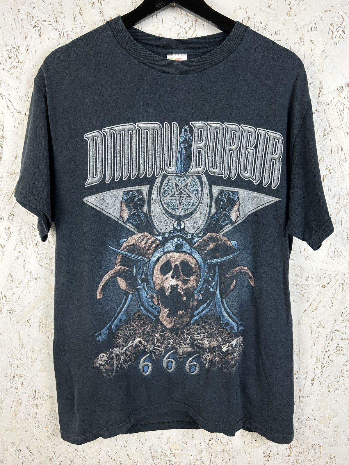 Band Tees Vintage Dimmu Borgir 666 Faded Distressed Metal T-Shirt M Size US M / EU 48-50 / 2 - 1 Thumbnail