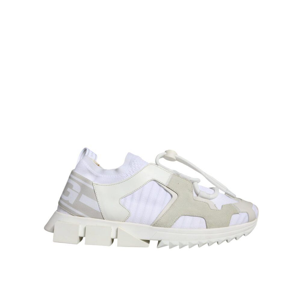 Dolce & Gabbana Dolce & Gabbana White Mesh Sorrento Trekking Sneakers Shoes Size US 7 / IT 37 - 8 Thumbnail