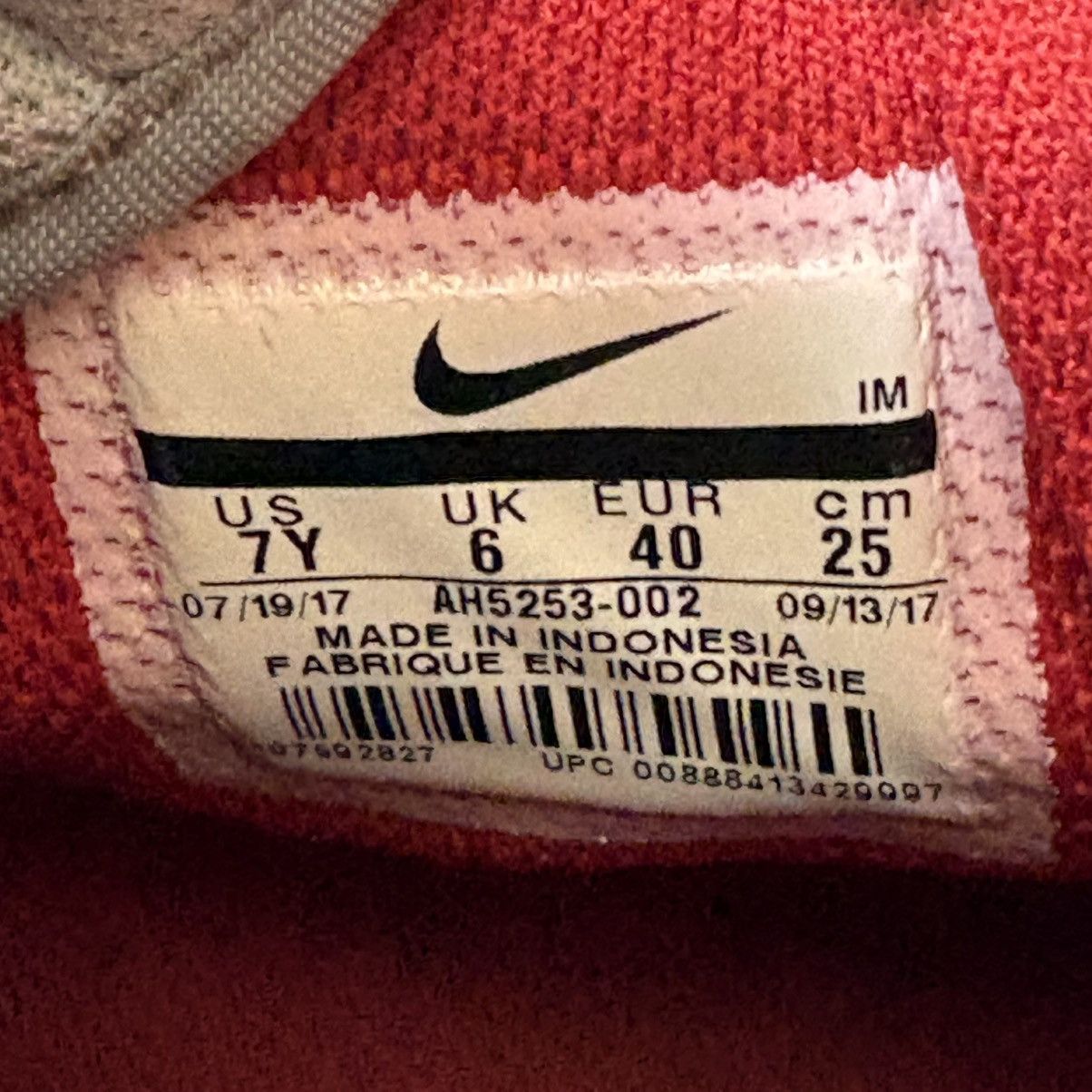 Nike Nike Vandal High Supreme QS OG Metallic Silver Red Size 7 Size US 7 / EU 40 - 9 Thumbnail