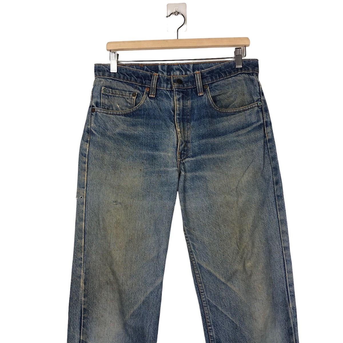 Levi's 🔥Vintage Distressed Denim Jeans Levi’s Size US 32 / EU 48 - 4 Thumbnail