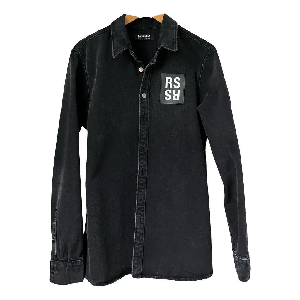 Raf Simons Raf Simons RS Logo Denim Shirt Size US M / EU 48-50 / 2 - 1 Thumbnail