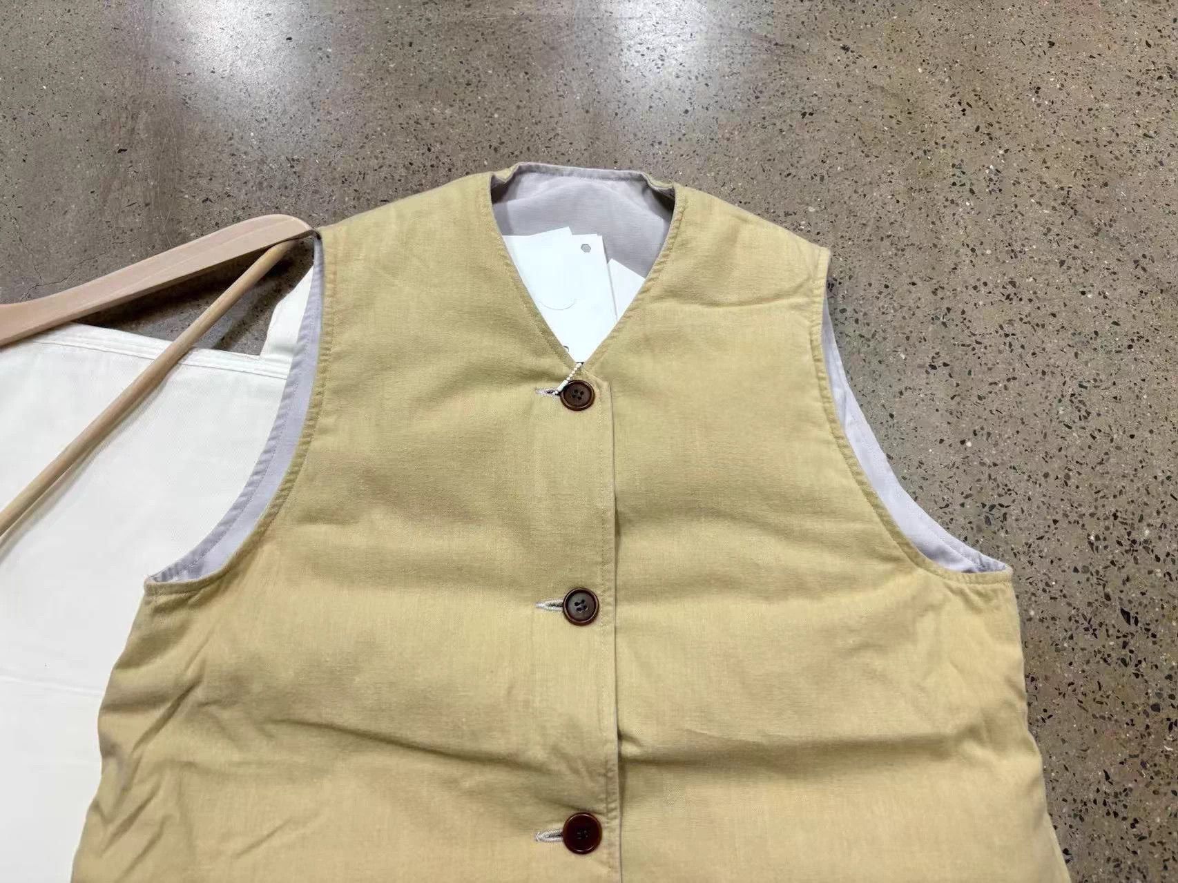 Visvim Visvim 21ss Kora 2-sided down vest 2 natural dyed Size US M / EU 48-50 / 2 - 7 Thumbnail