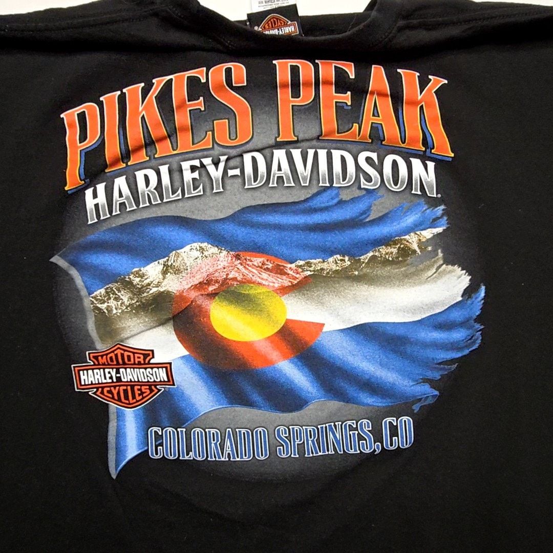 Harley Davidson Harley Davidson Pikes Peak Black Colorado Springs 2XL Tee Size US XXL / EU 58 / 5 - 2 Thumbnail