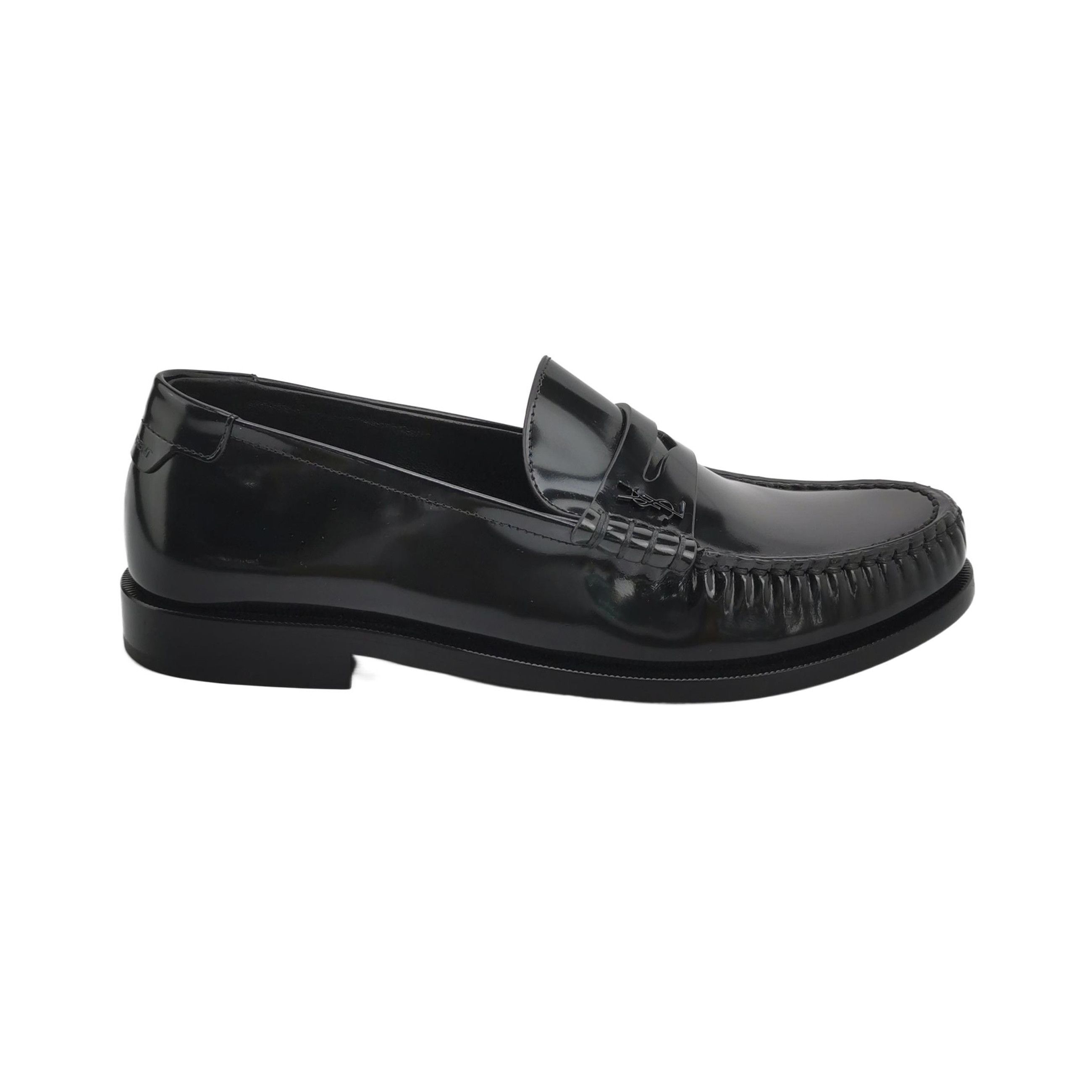 Saint Laurent Paris Saint Laurent Logo Leather Loafers Size 38 Size US 8 / IT 38 - 1 Thumbnail