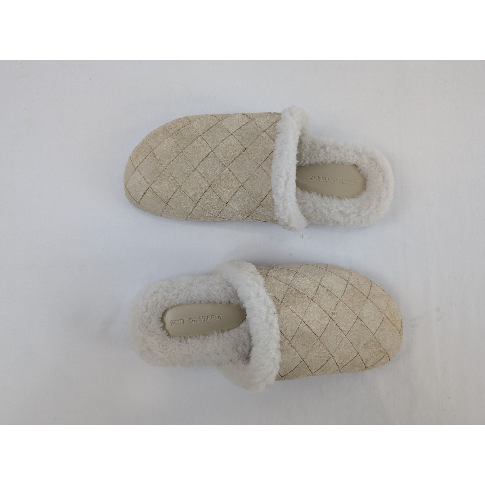 Bottega Veneta o1rshd1 Reggie Slipper Mule in Beige Size US 9 / EU 42 - 1 Thumbnail