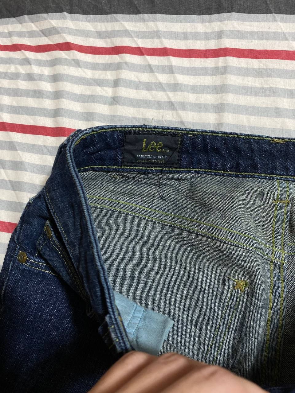 Lee Vintage Lee jeans denim straight leg loose skate y2k 90s Size US 32 / EU 48 - 12 Thumbnail