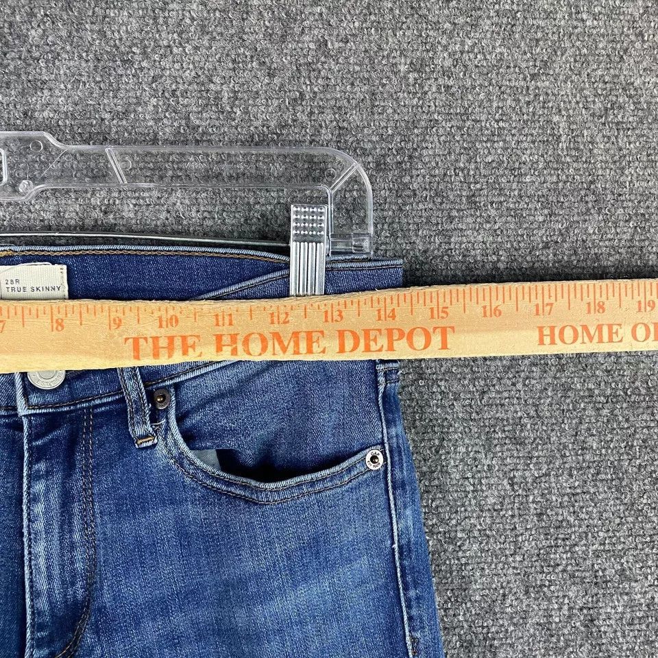 Gap Gap 1969 Jeans Women's 28R True Skinny Medium Wash Stretch Size 28" / US 6 / IT 42 - 3 Thumbnail