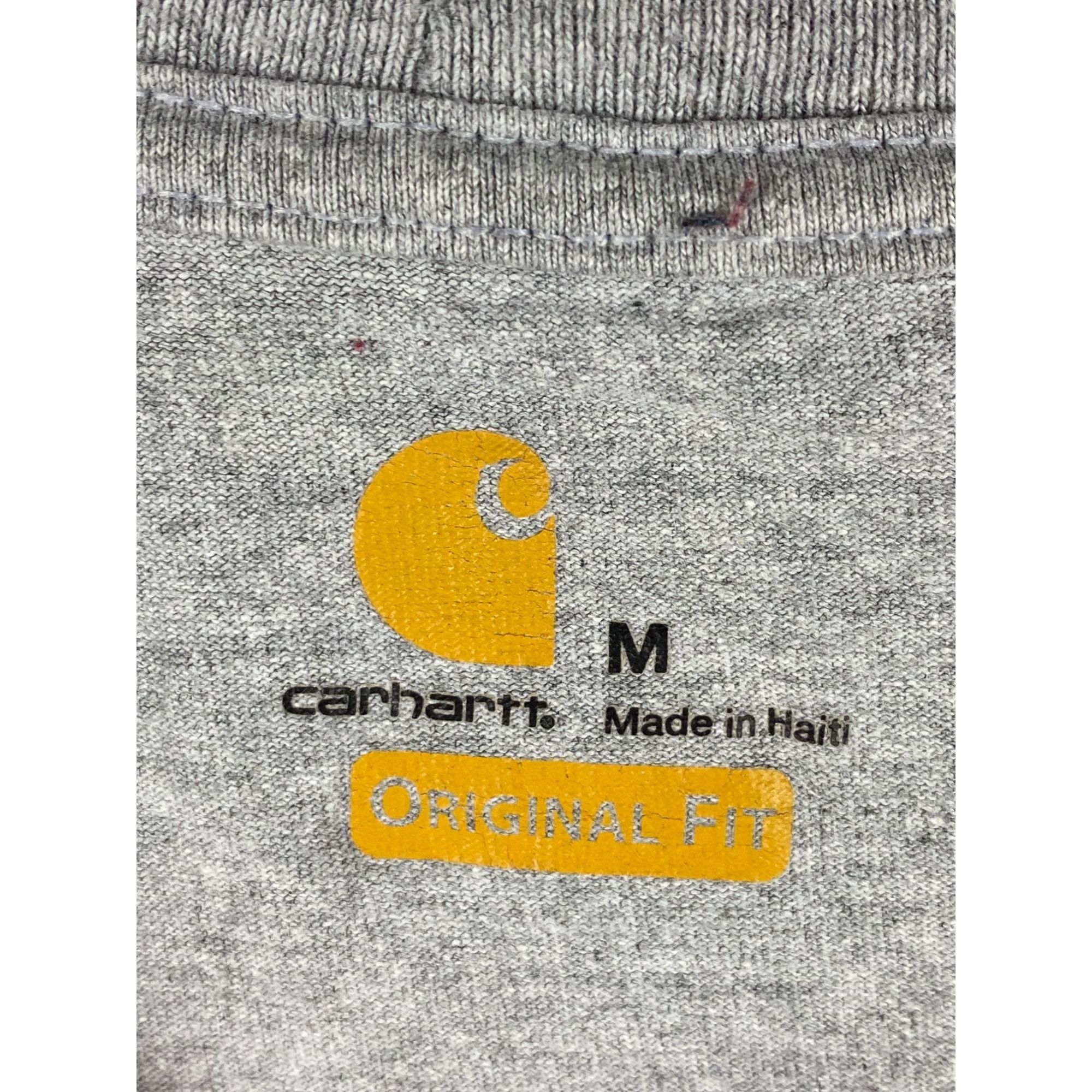 Carhartt Carhartt Original Fit Logo Spell Out Tee Shirt Gray Medium F Size US M / EU 48-50 / 2 - 3 Thumbnail
