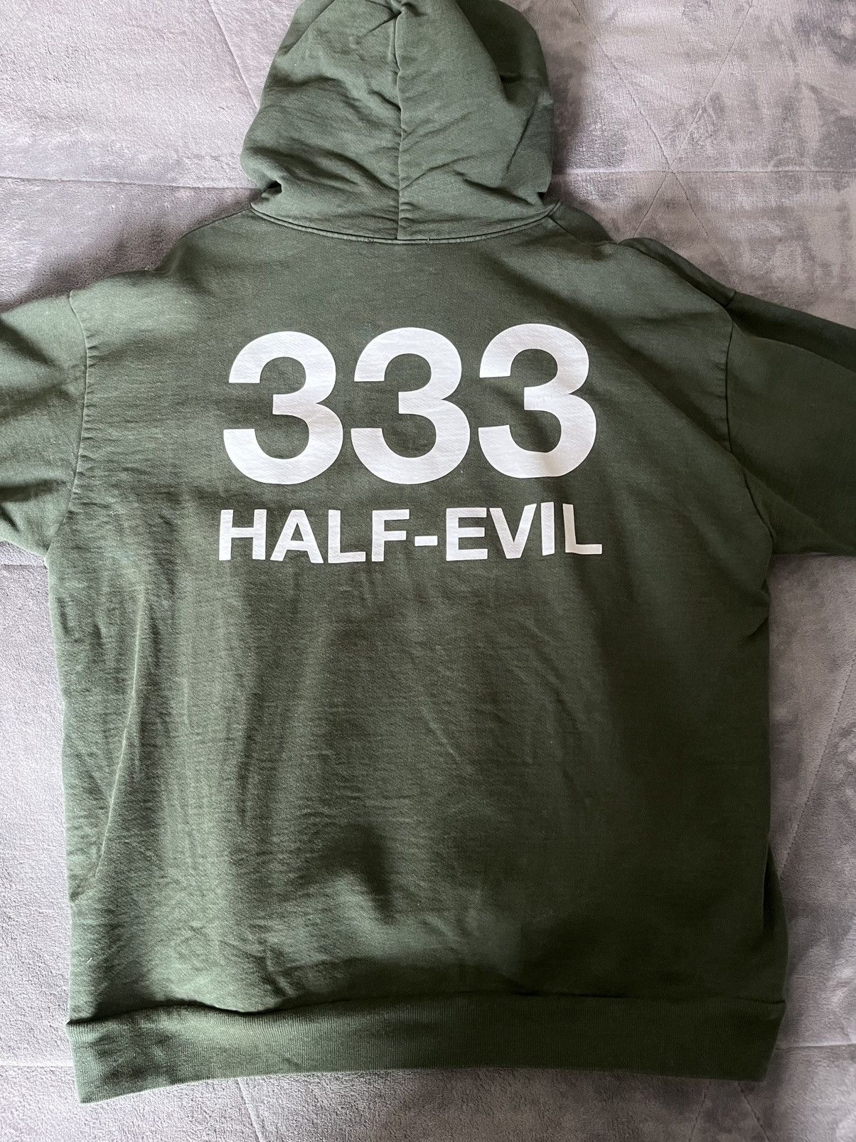 Half Evil 333 Half-Evil Green Hoodie Size US XXL / EU 58 / 5 - 2 Thumbnail