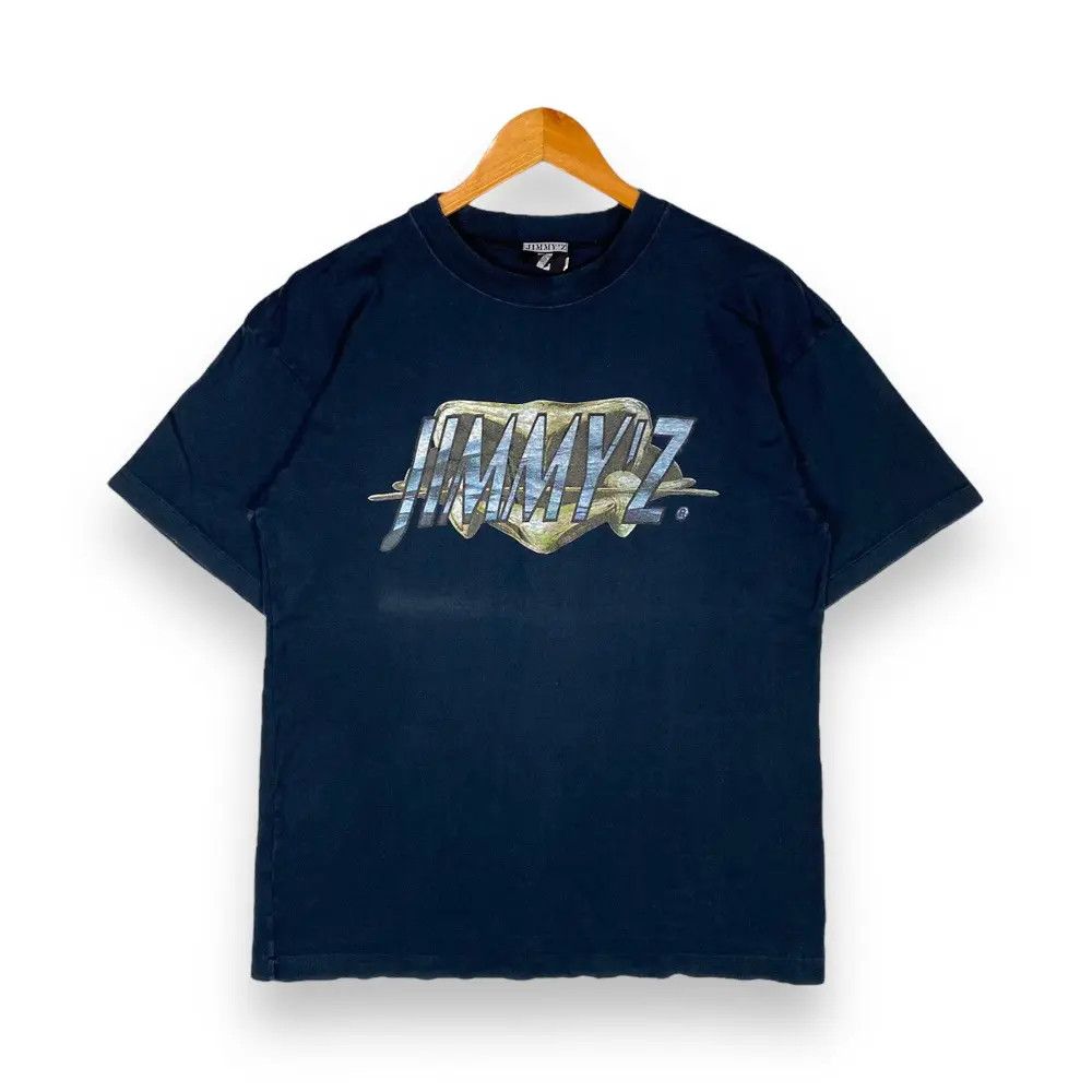 Vintage Vintage 90's JIMMY Z Logo Skate Surf Tee Made In Japan Size US L / EU 52-54 / 3 - 1 Thumbnail