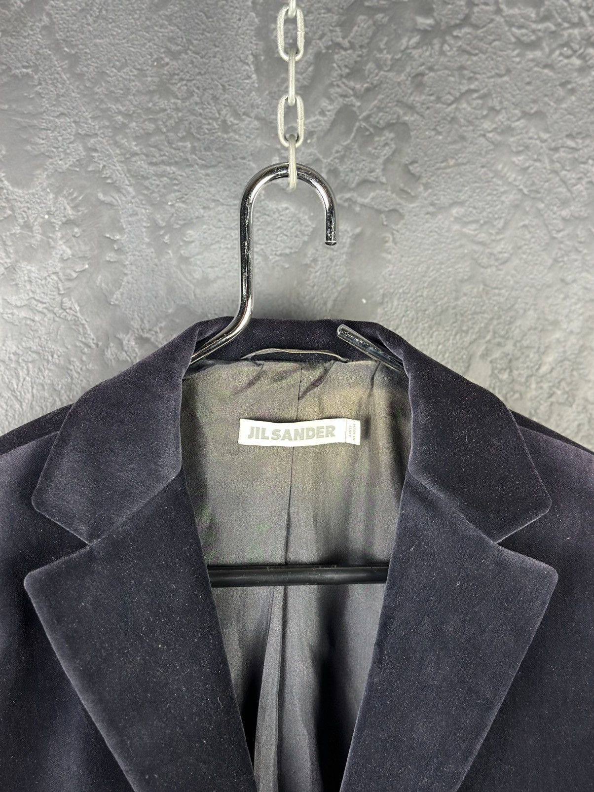 Jil Sander JIL SANDER Black Velour Blazer Jacket Women’s Size 40 Size S / US 4 / IT 40 - 7 Thumbnail