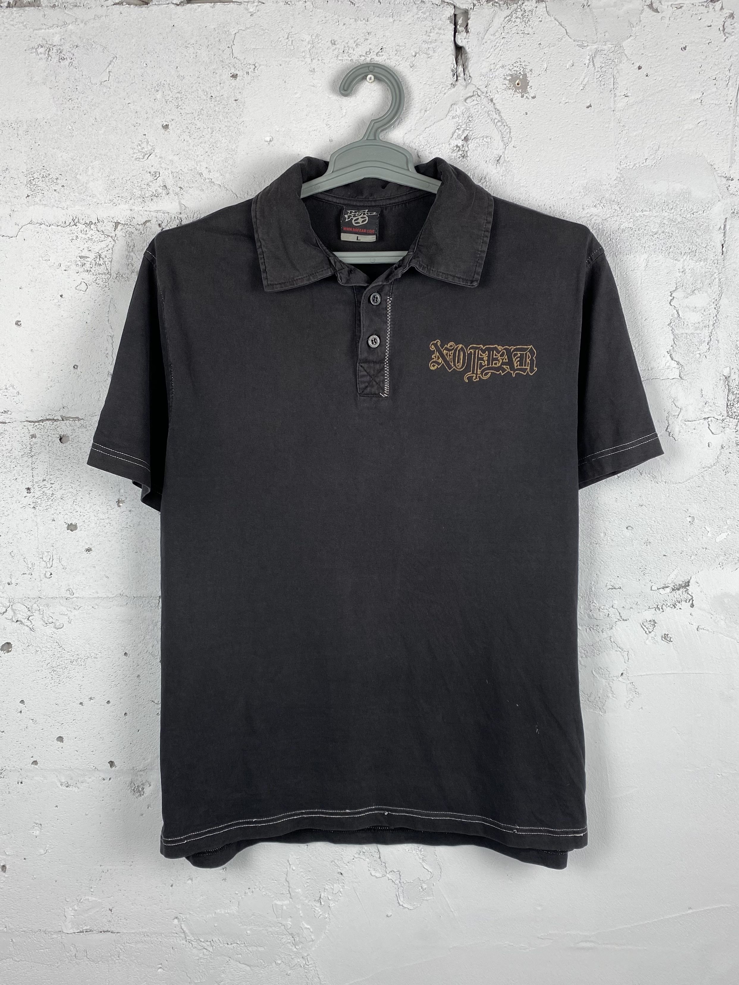 Japanese Brand × No Fear Vintage Y2K No Fear Skull Faded T-shirt Size US L / EU 52-54 / 3 - 2 Thumbnail