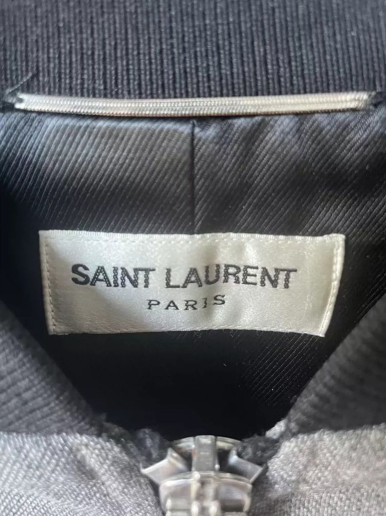 Saint Laurent Paris Saint Laurent Paris Grey split leather jacket-2506 Size US M / EU 48-50 / 2 - 4 Thumbnail