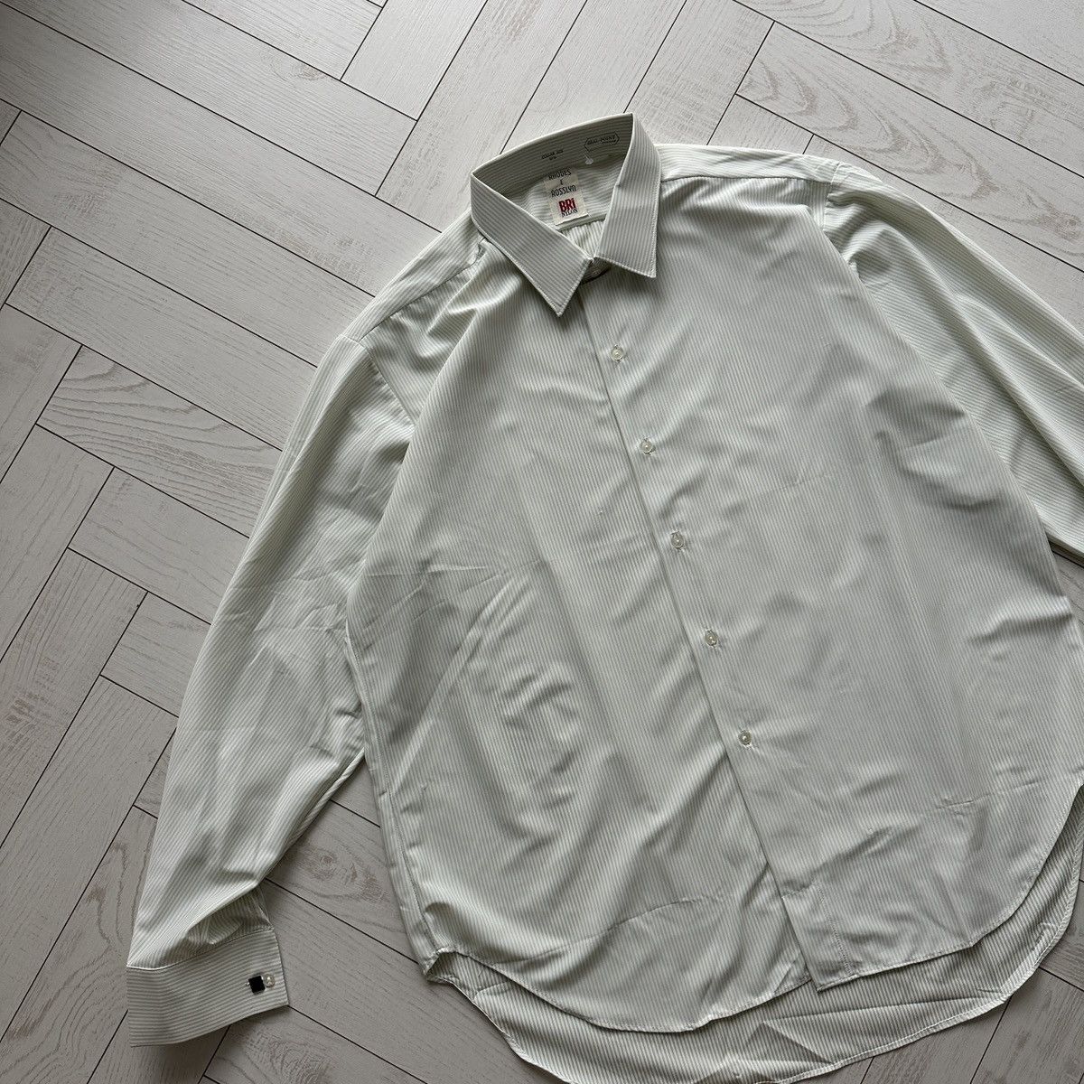Vintage Vintage 60s very rare Rhodes & Rosslyn Bri Nylon shirt UK Size US XXL / EU 58 / 5 - 4 Thumbnail