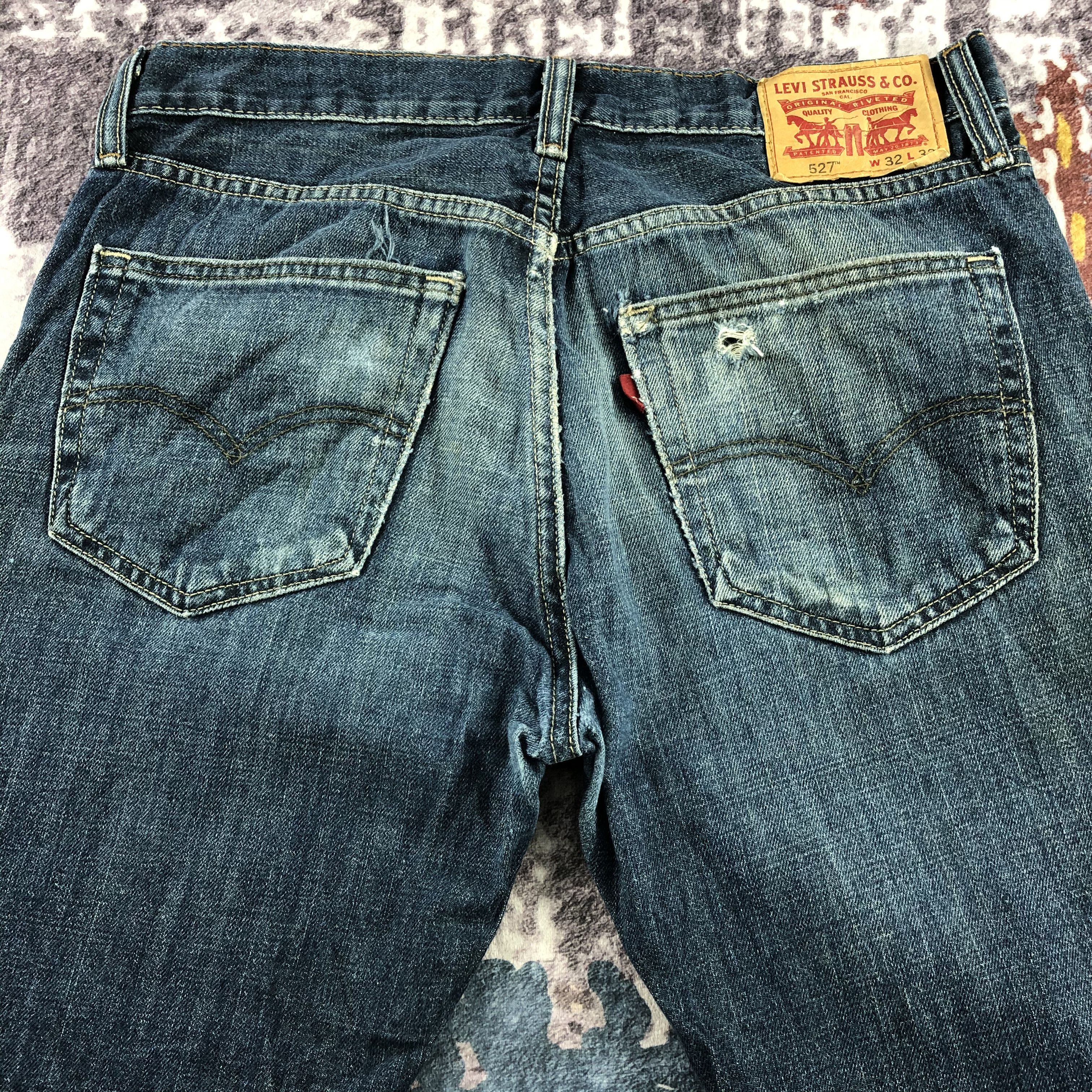 Levi's × Vintage Vintage Blue Wash Levis 527 Flare Jeans-JM3102 Size US 33 - 5 Thumbnail
