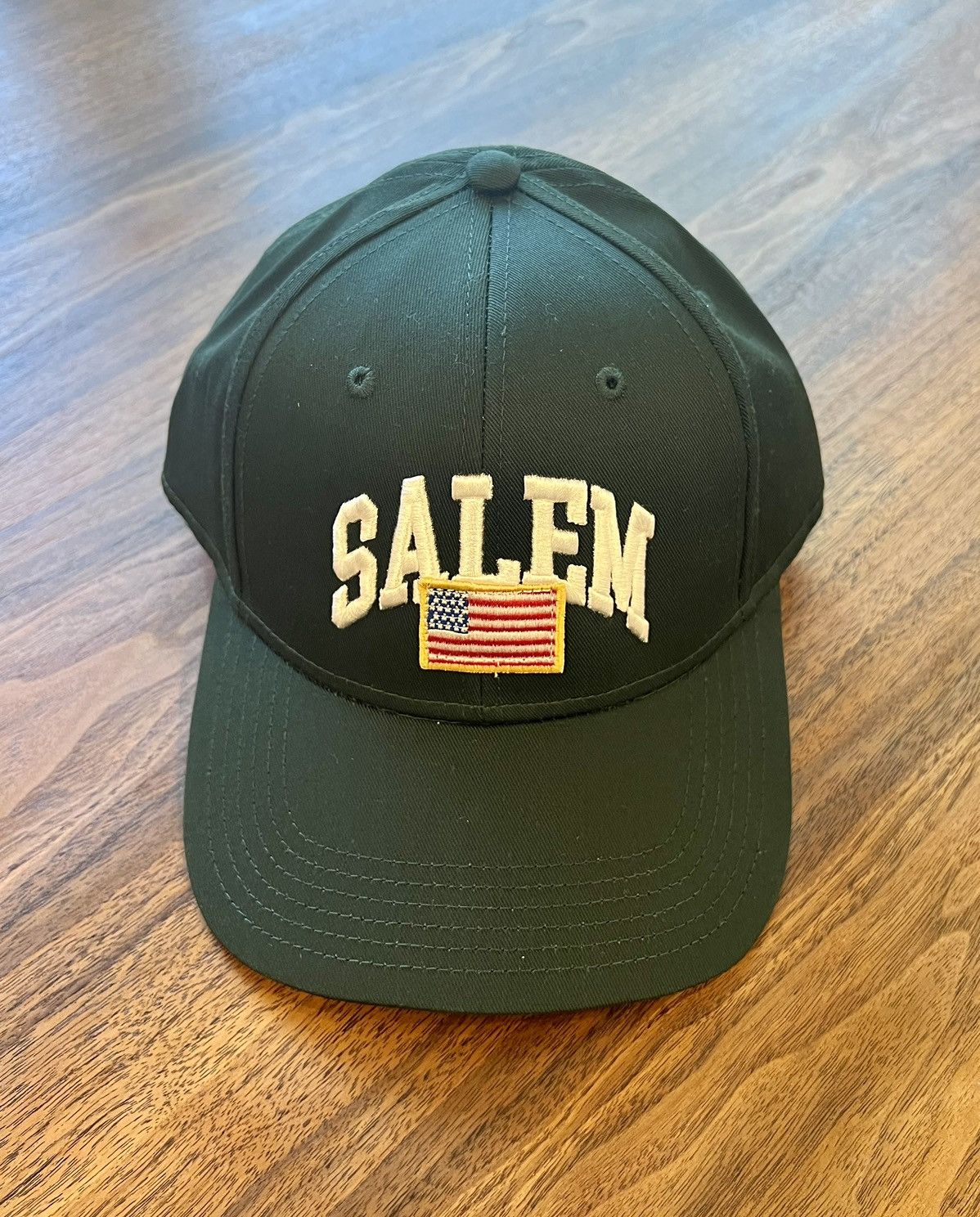 Drain Gang Salem S4LEM Flag Hat Green USA | Grailed