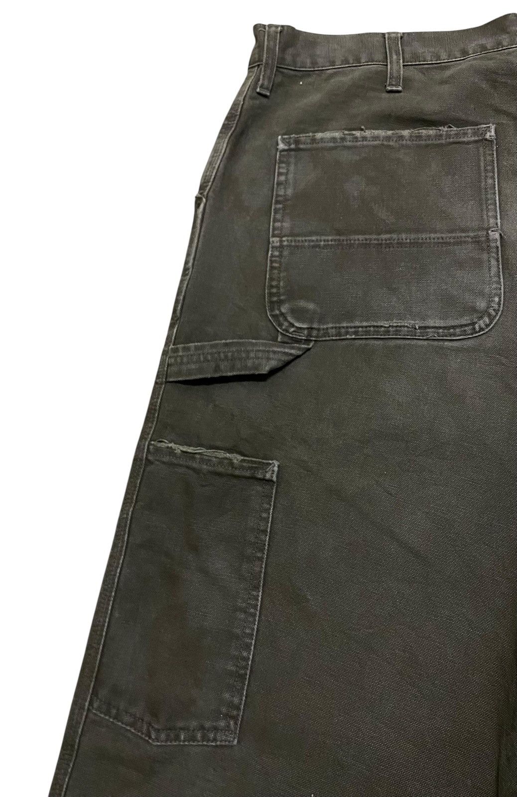 Carhartt Very Rare Vintage Carhartt Carpenter Olive Green Pants 1990s Size US 36 / EU 52 - 4 Thumbnail