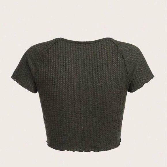 Cider NWOT (XS) Cider Hunter green crop top Size XS / US 0-2 / IT 36-38 - 2 Thumbnail