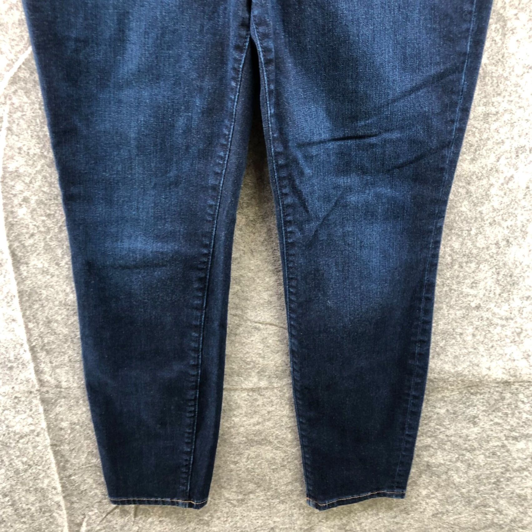 Loft LOFT Jeans Womens Mid Rise Skinny Stretch 30/Blue Dark Wash 5-Pocket Denim Cotton Blend Slim Inseam 25.5in Size 30" / US 8 / IT 44 - 4 Thumbnail