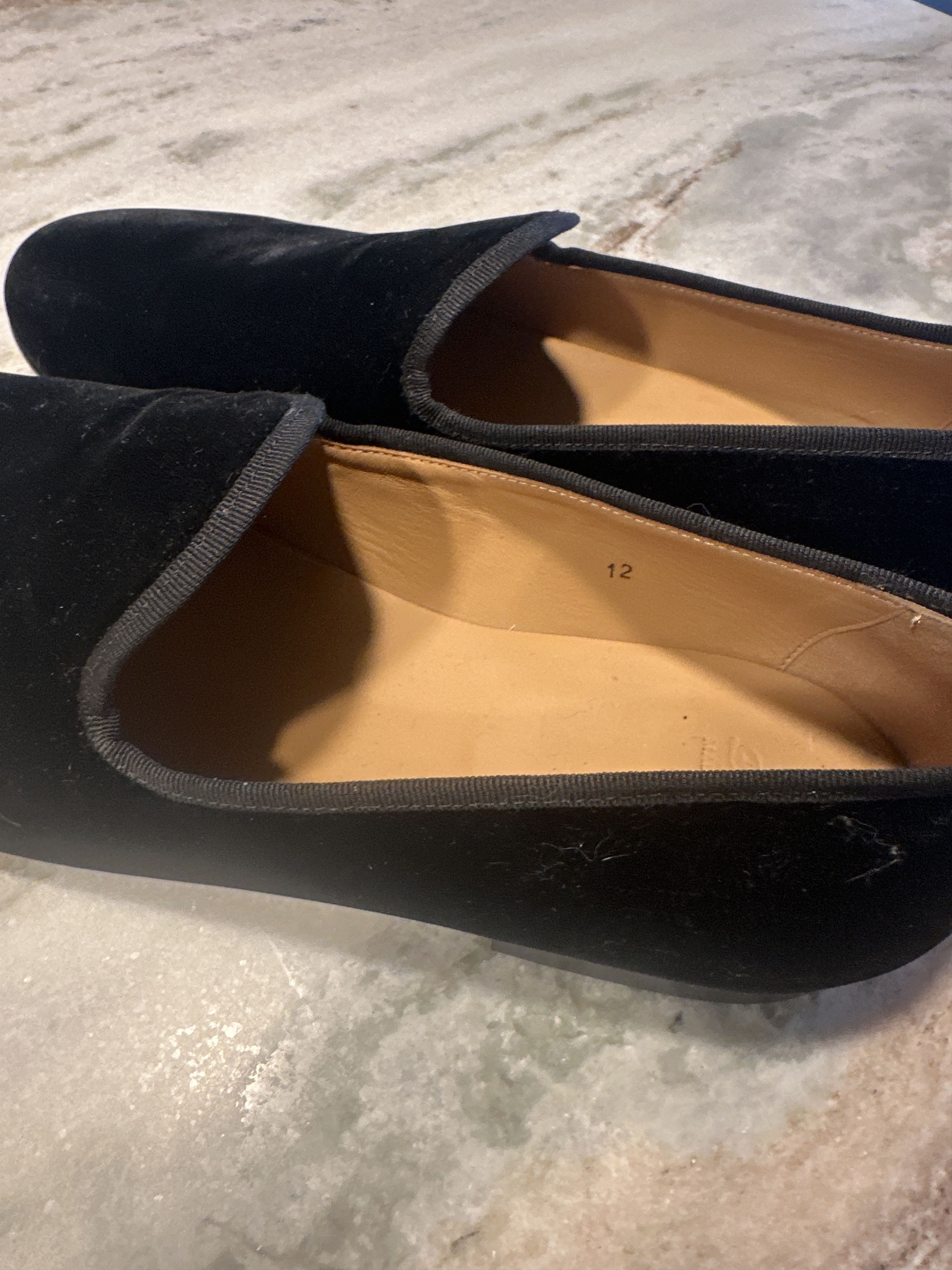 Del Toro Del Toro Black Velvet Slipper II (Gently Used) Size US 12 / EU 45 - 9 Thumbnail