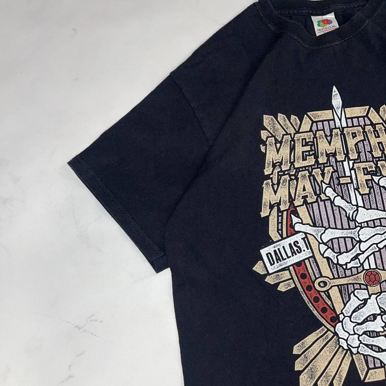 Vintage Vintge x Band Tee RARE PRINT MEMPHIS MAY FIRE DALLAS SZ M Size US M / EU 48-50 / 2 - 2 Thumbnail
