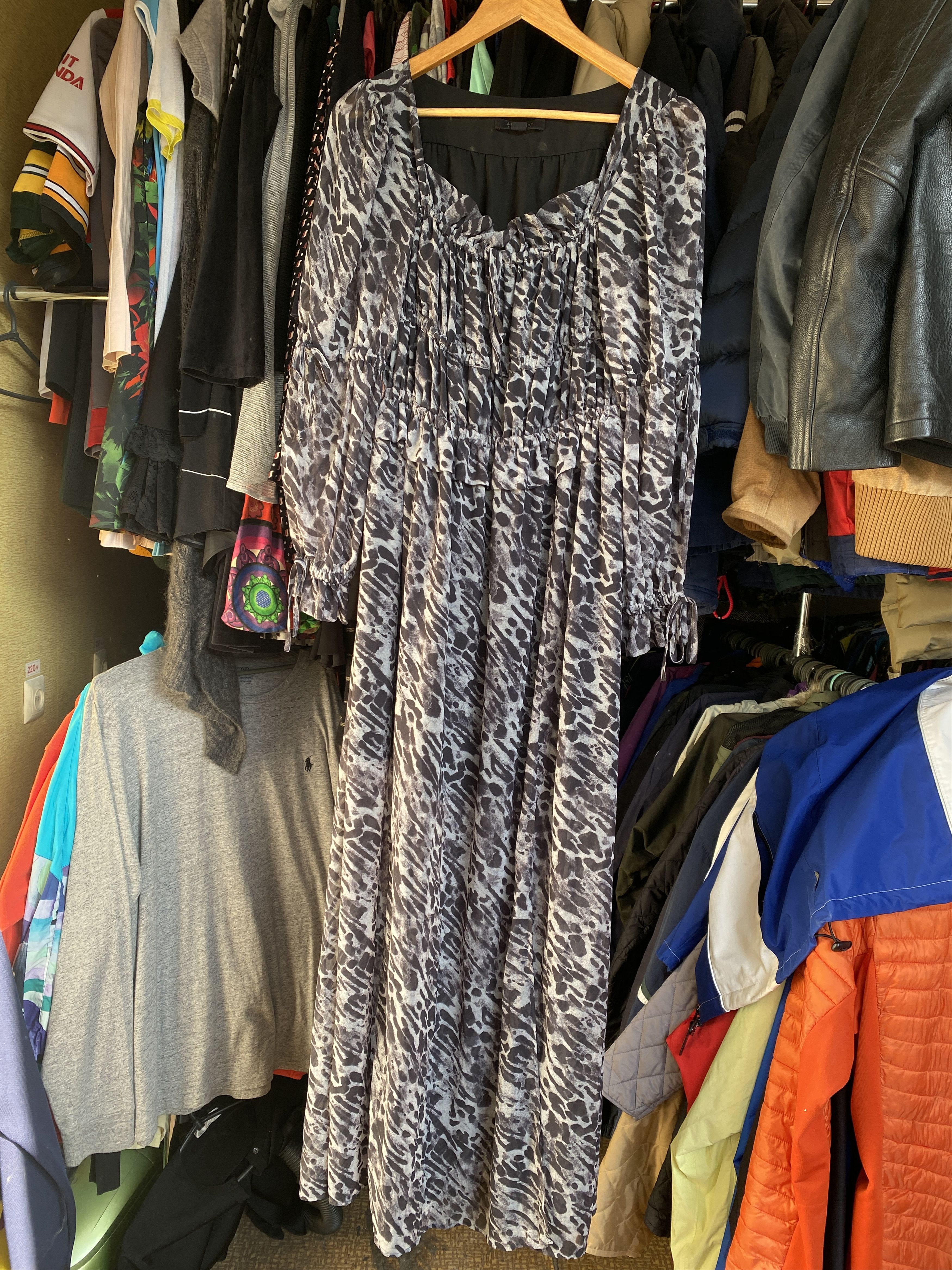 Allsaints Allsaints Dress Woman's Size US 4 Gray Long Sleeve Size S / US 4 / IT 40 - 4 Thumbnail