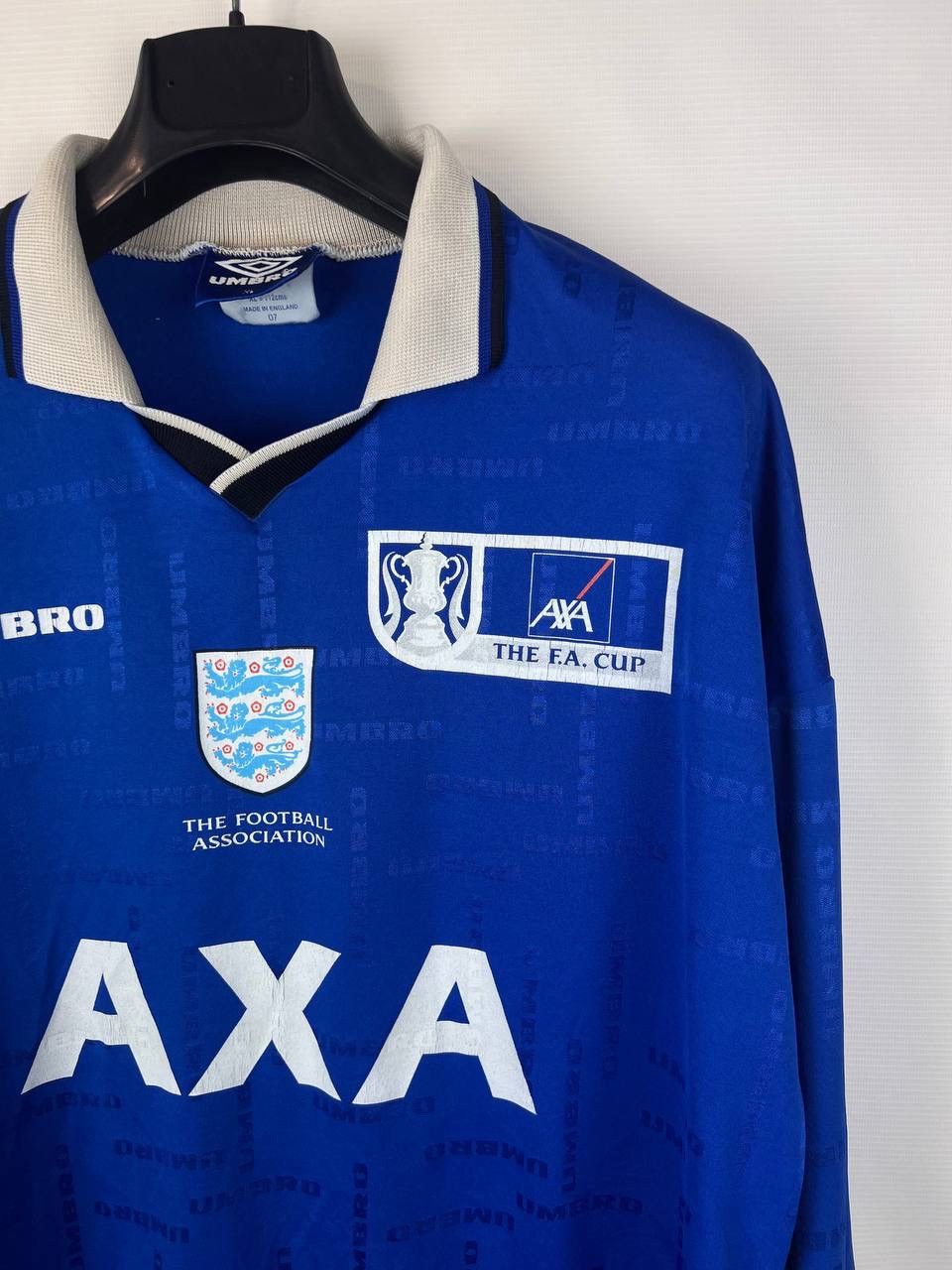 Other England F.A. CUP Shirt AXA 11 number 90s Jersey Umbro XL Size US XL / EU 56 / 4 - 6 Thumbnail