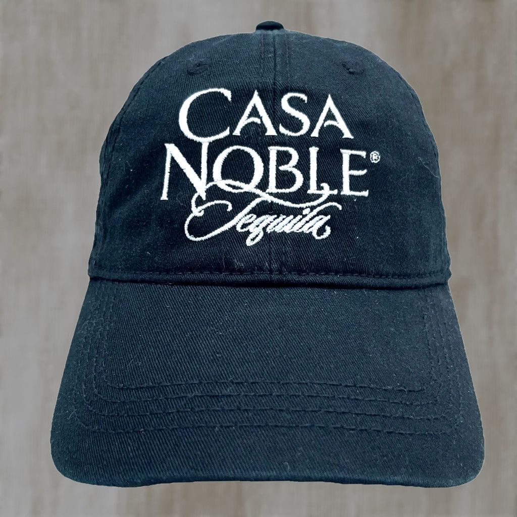 Vintage Casa Noble Tequila Hat Cap Black Strap Back Base Ball Dad Alcohol Bar Party Mens Cap America Baseball Hat Adjustable Black Twill Cotton Mens Size ONE SIZE - 1 Thumbnail