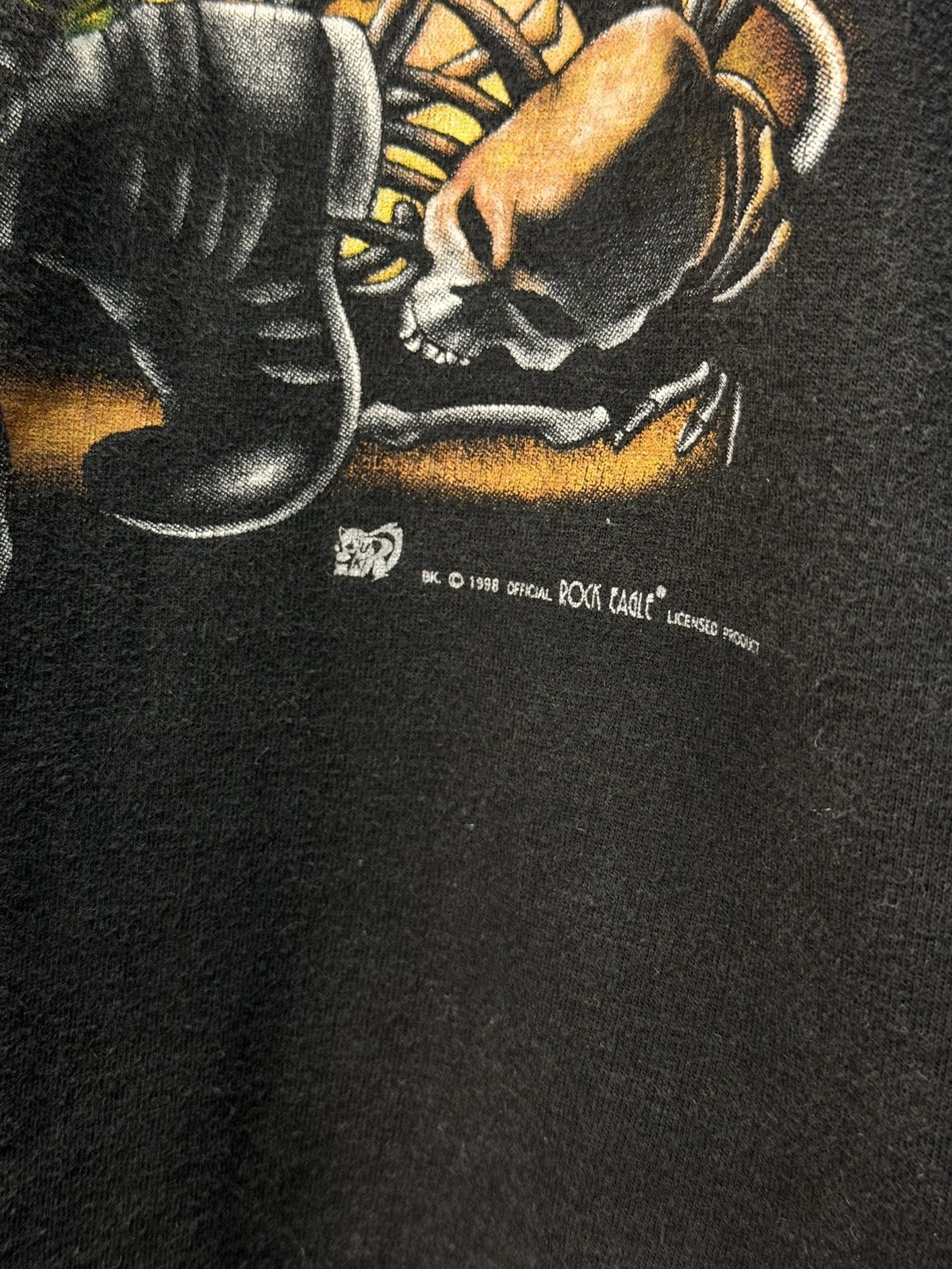 Band Tees Vintage 3d Emblem Death Is Certain Rare Military Made In USA Size US XL / EU 56 / 4 - 5 Thumbnail