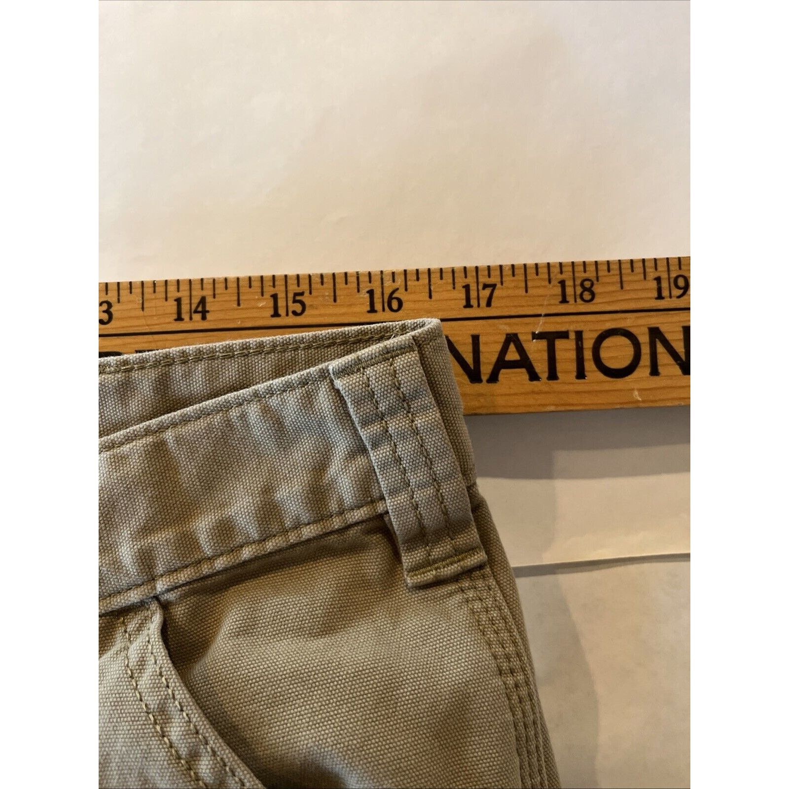Carhartt Carhartt Canvas Cargo Shorts Men’s 33 Brown Relaxed Workwear Size US 33 - 6 Thumbnail