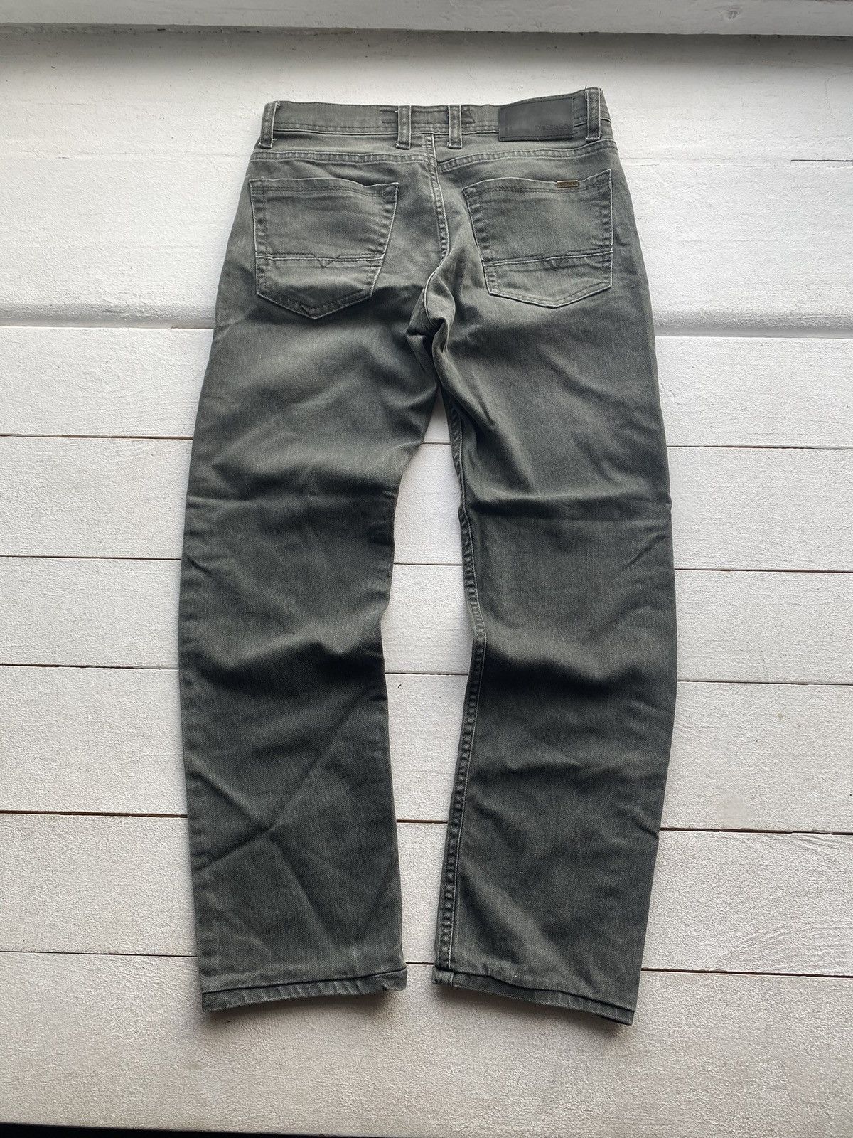 Diesel × Vintage 🔥Opium Vntg Diesel Green Washed Faded Punk Jeans Mens Y2k Size US 30 / EU 46 - 4 Thumbnail