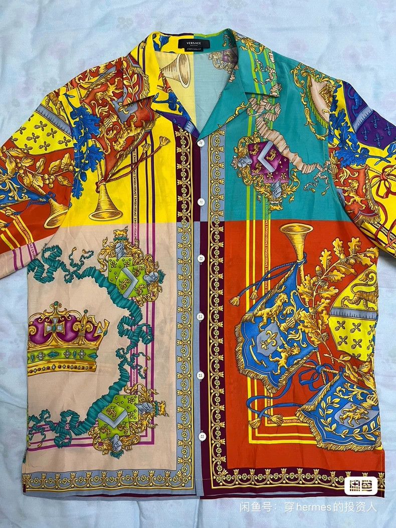 Versace Versace Floral shirts Size US M / EU 48-50 / 2 - 1 Thumbnail