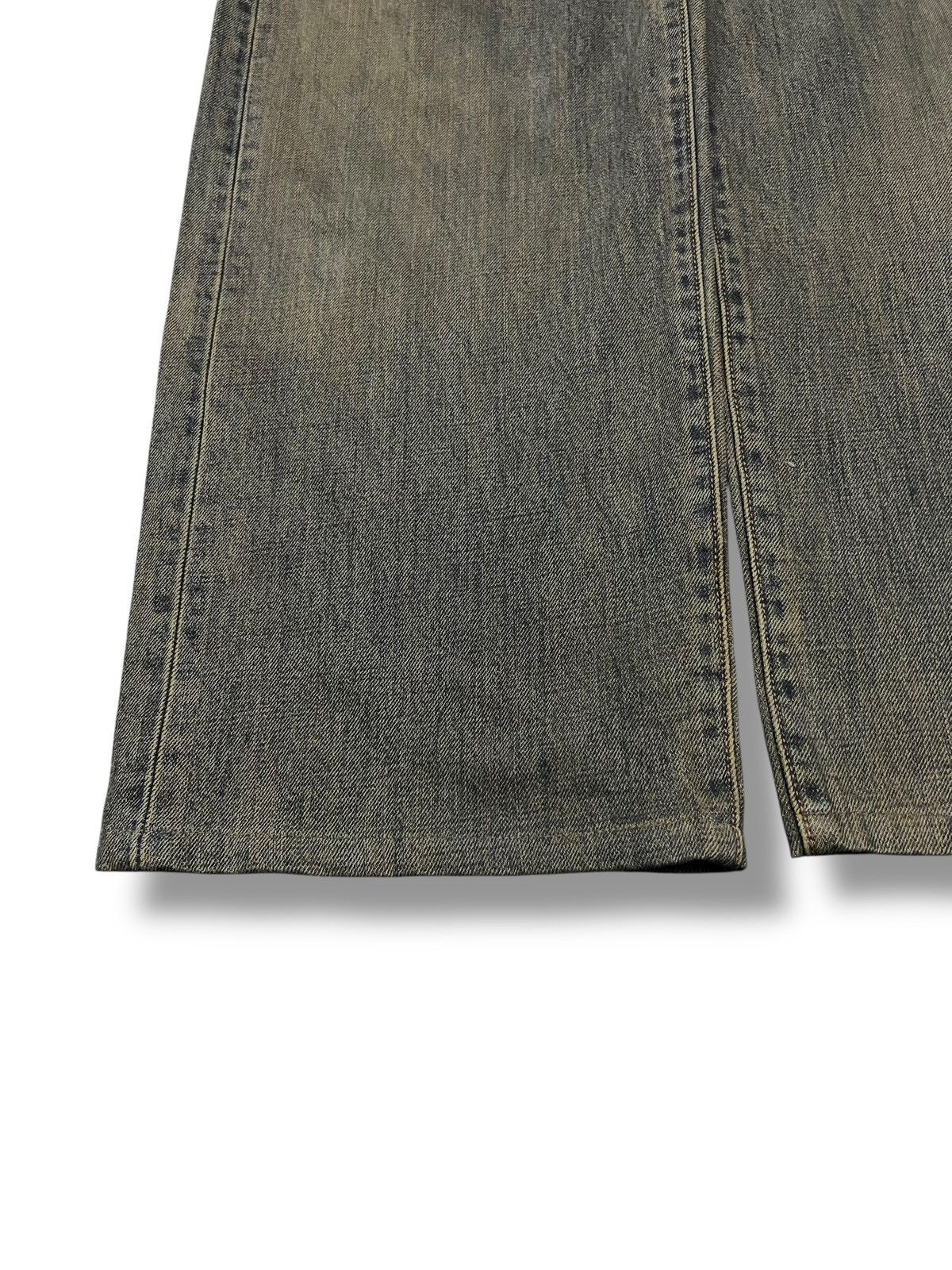 Japanese Brand Baggy Vintage Gold Rush - Faded Mud Wash Jeans Size US 32 / EU 48 - 6 Thumbnail