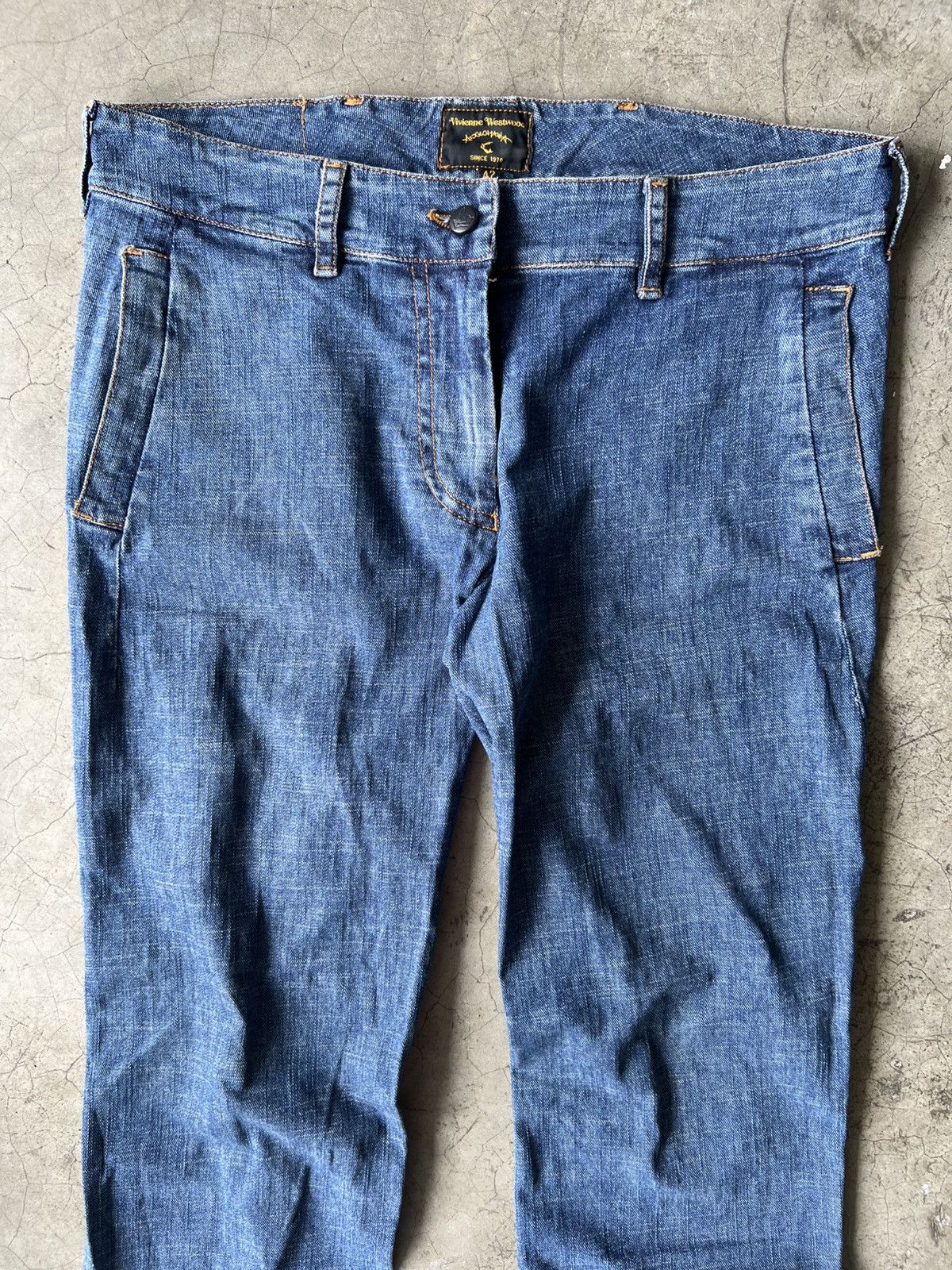 Vivienne Westwood Vivienne Westwood Anglomania - “Pirate” Spiral Flared Jeans Size 28" / US 6 / IT 42 - 3 Thumbnail