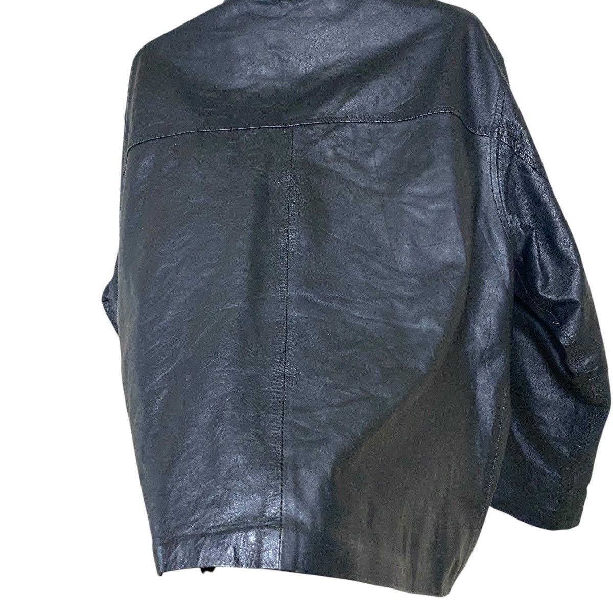 Polo Ralph Lauren Vintage Polo Ralph Lauren Black Leather Jacket Oversized Size US M / EU 48-50 / 2 - 12 Thumbnail