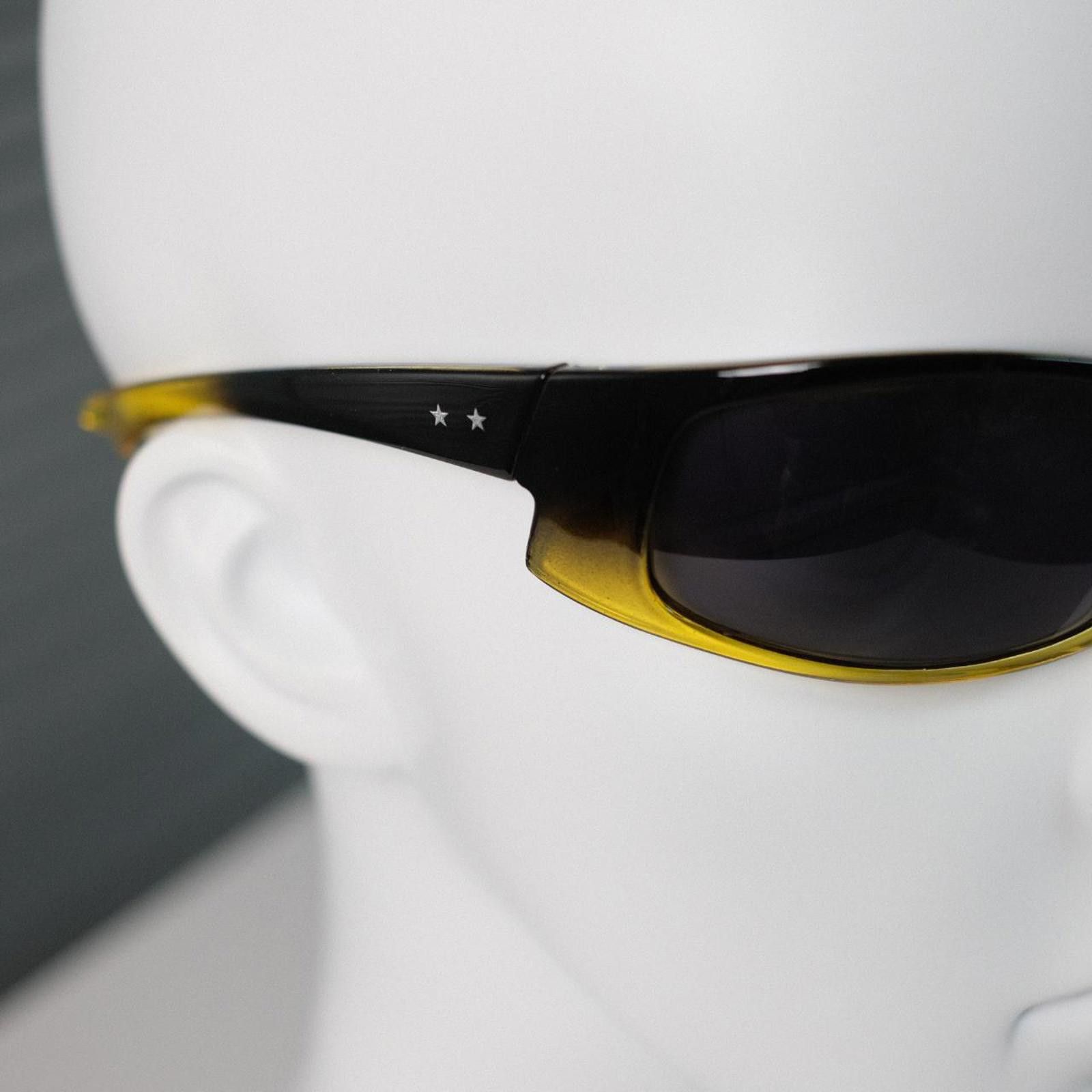 Japanese Brand Y2k Avant Garde Futuristic Cat Eye Black Sunglasses Unisex Size ONE SIZE - 5 Thumbnail