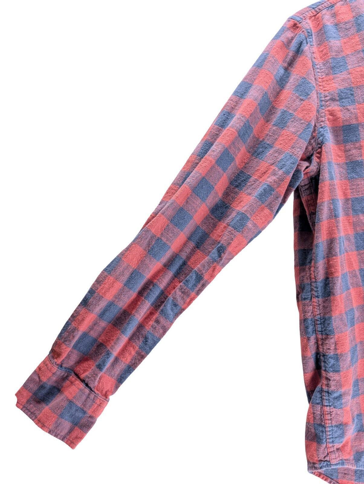 American Eagle Outfitters American Eagle Flannel Shirt Men M Super Soft Plaid Red Blue Size US M / EU 48-50 / 2 - 3 Thumbnail