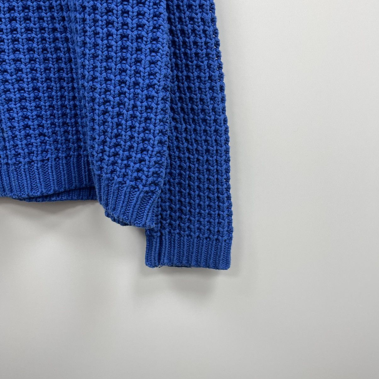 Acne Studios Acne Studios W Sapata Solid Waffle S13 Cotton Knit Sweater Size S / US 4 / IT 40 - 4 Thumbnail
