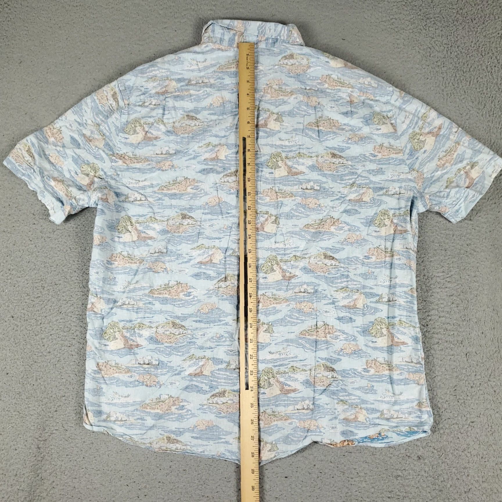 Southern Tide Southern Tide Button-Up Shirt Mens Large Blue Solid Short Sleeve Collared Preppy Size US M / EU 48-50 / 2 - 3 Thumbnail