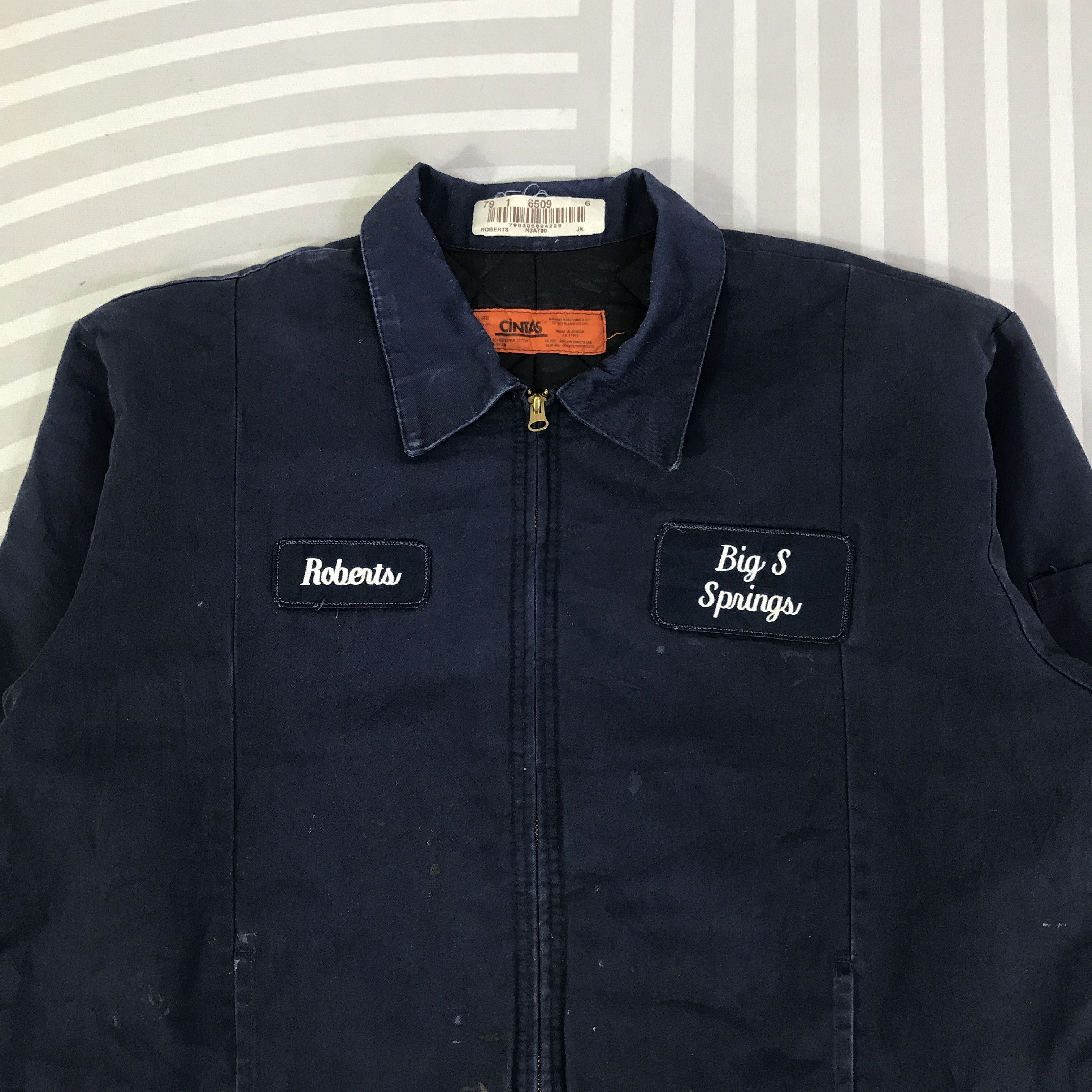 Cintas Vintage Roberts Cintas Workers uniform Jacket K126B11 Size US L / EU 52-54 / 3 - 2 Thumbnail