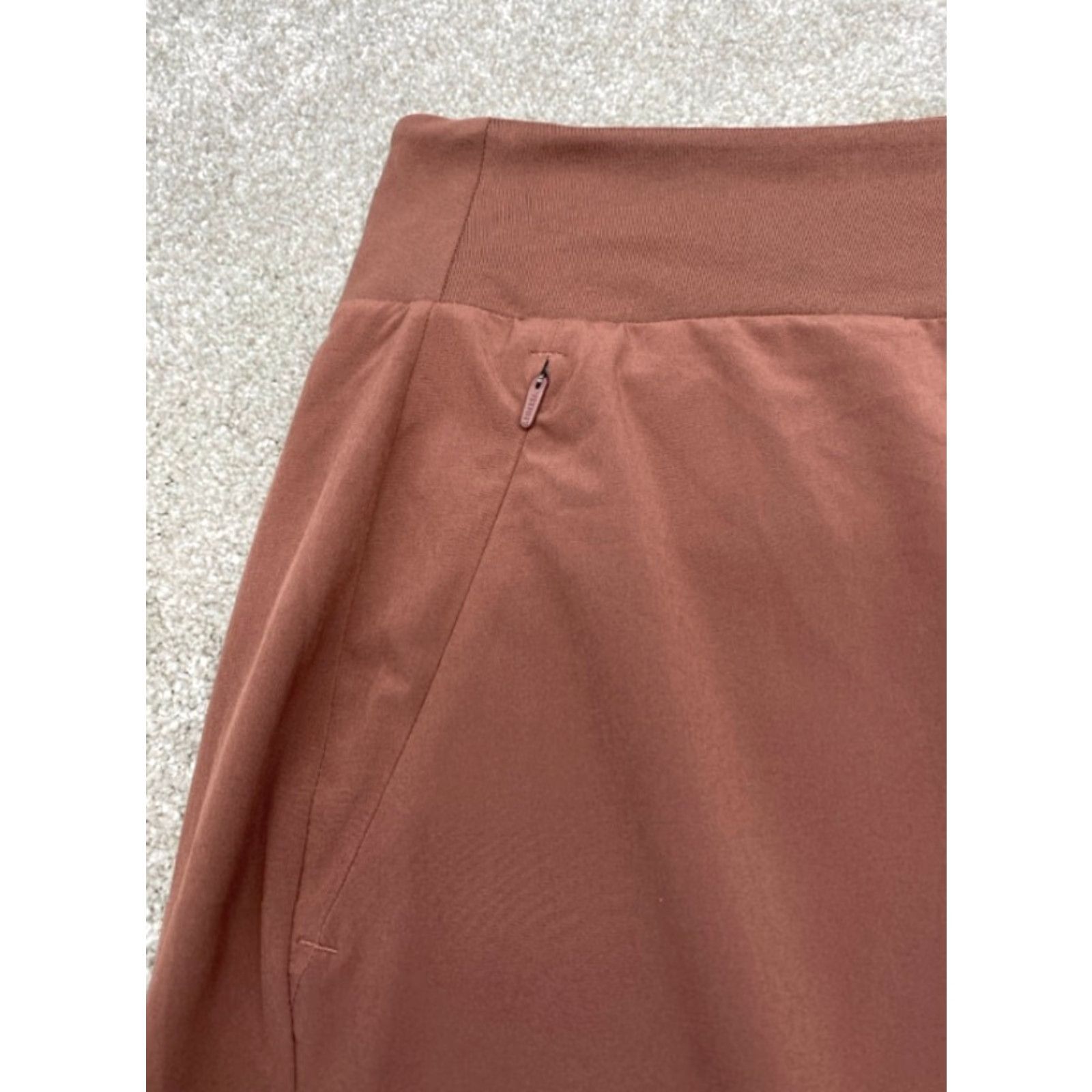 Athleta Athleta Skort Shirt Brown 14 Women Pockets Zipper Short 5483 Size 36" / US 14 / IT 50 - 2 Thumbnail
